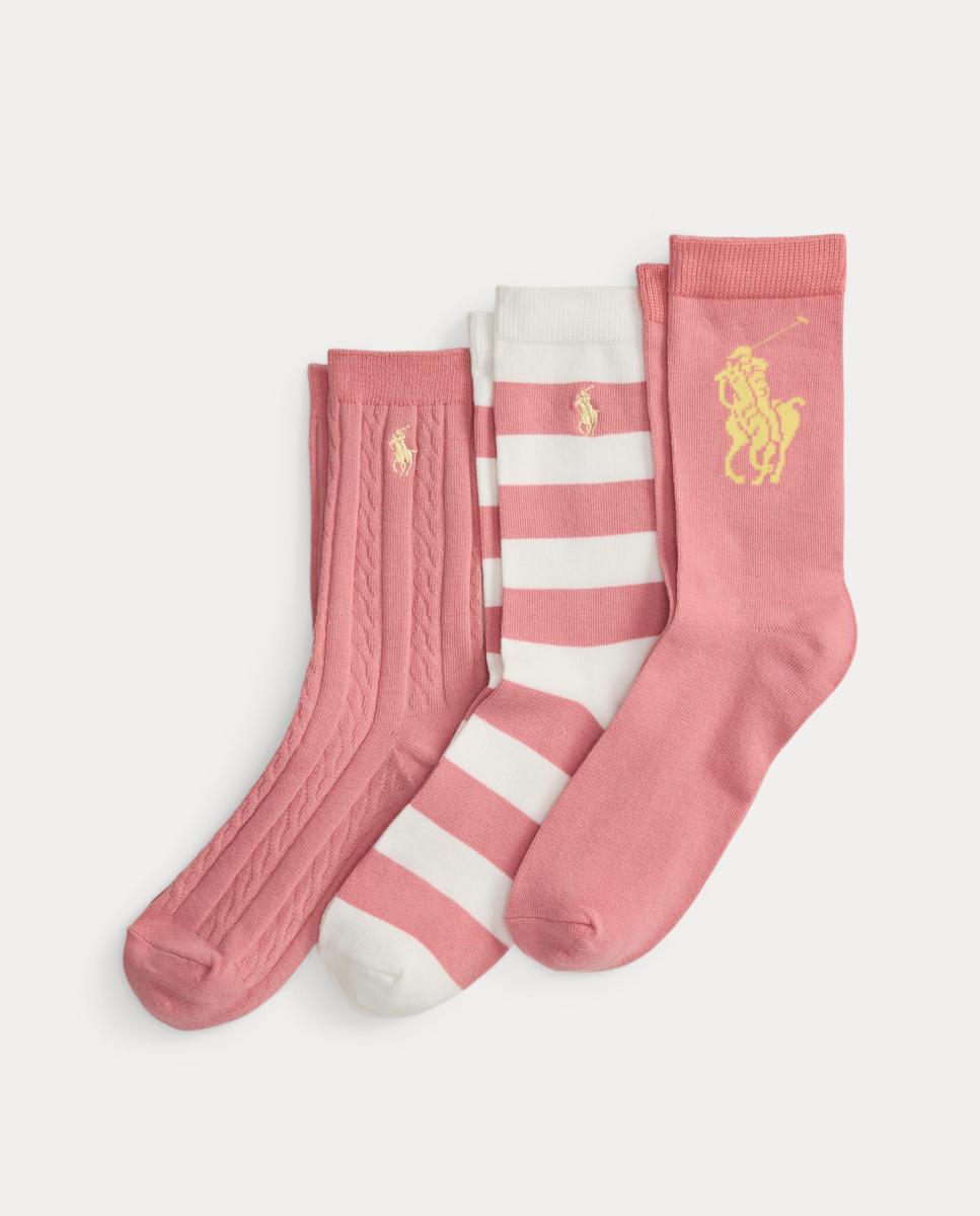 Imagem 0 de Pack de 3 Pares de Meias de Criança de Meio Cano Multiestampado