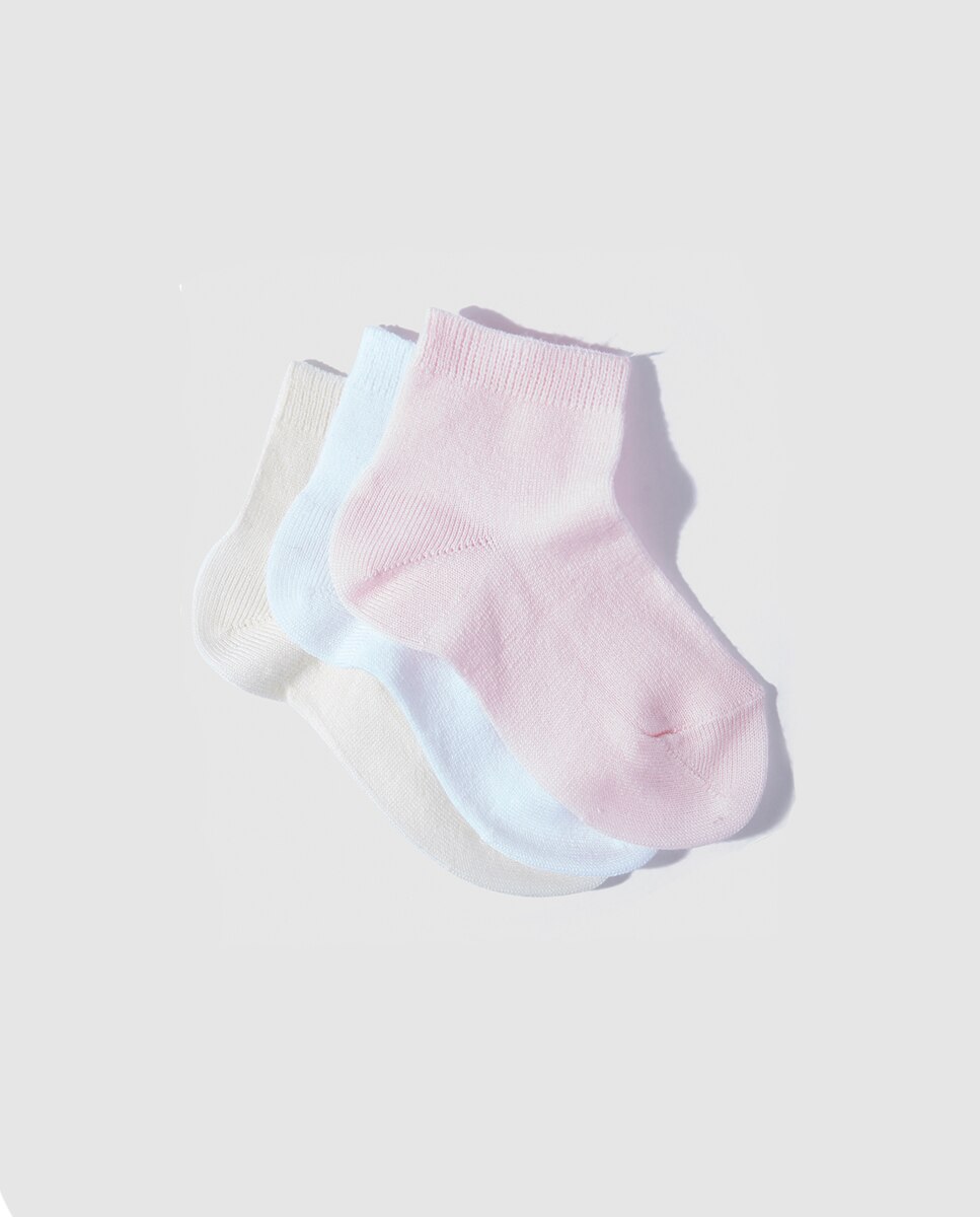 Imagen 0 de Pack calcetines de bebé niña Condor combinados Multicolor