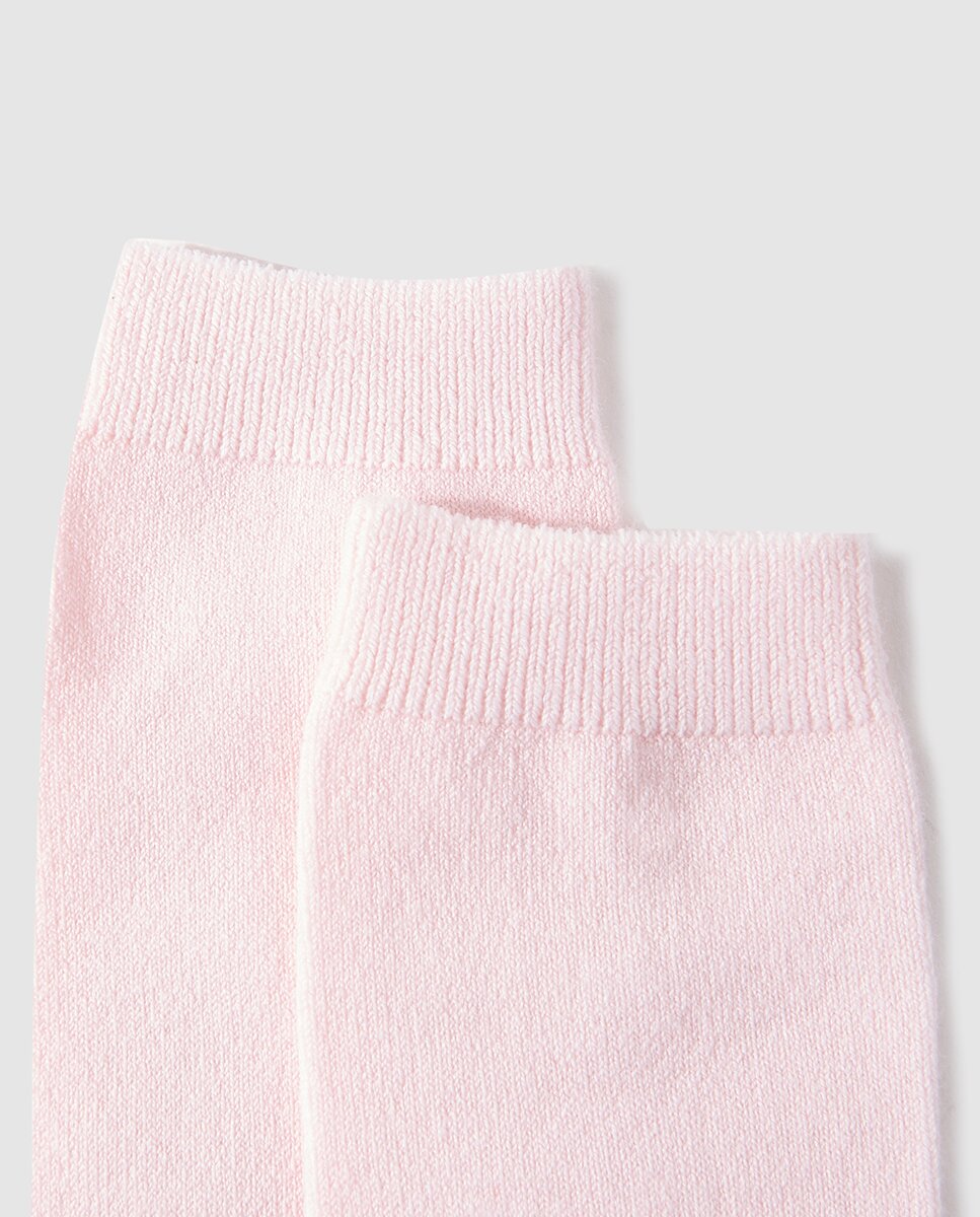 Imagen 2 de Calcetín alto infantil liso - Condor - Rosa Rosa