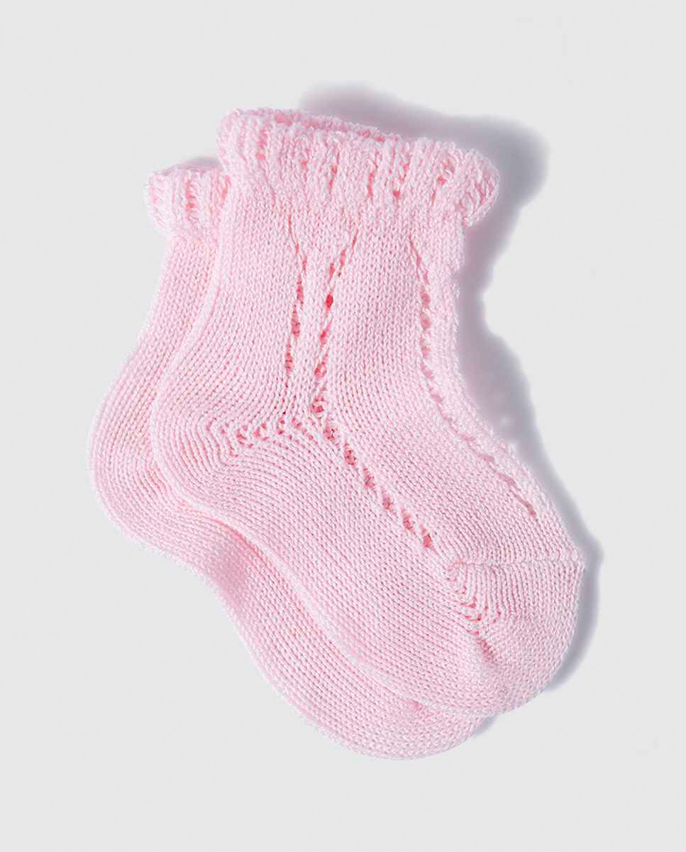 Calcetines de bebé niño Condor - Rosa Rosa-1