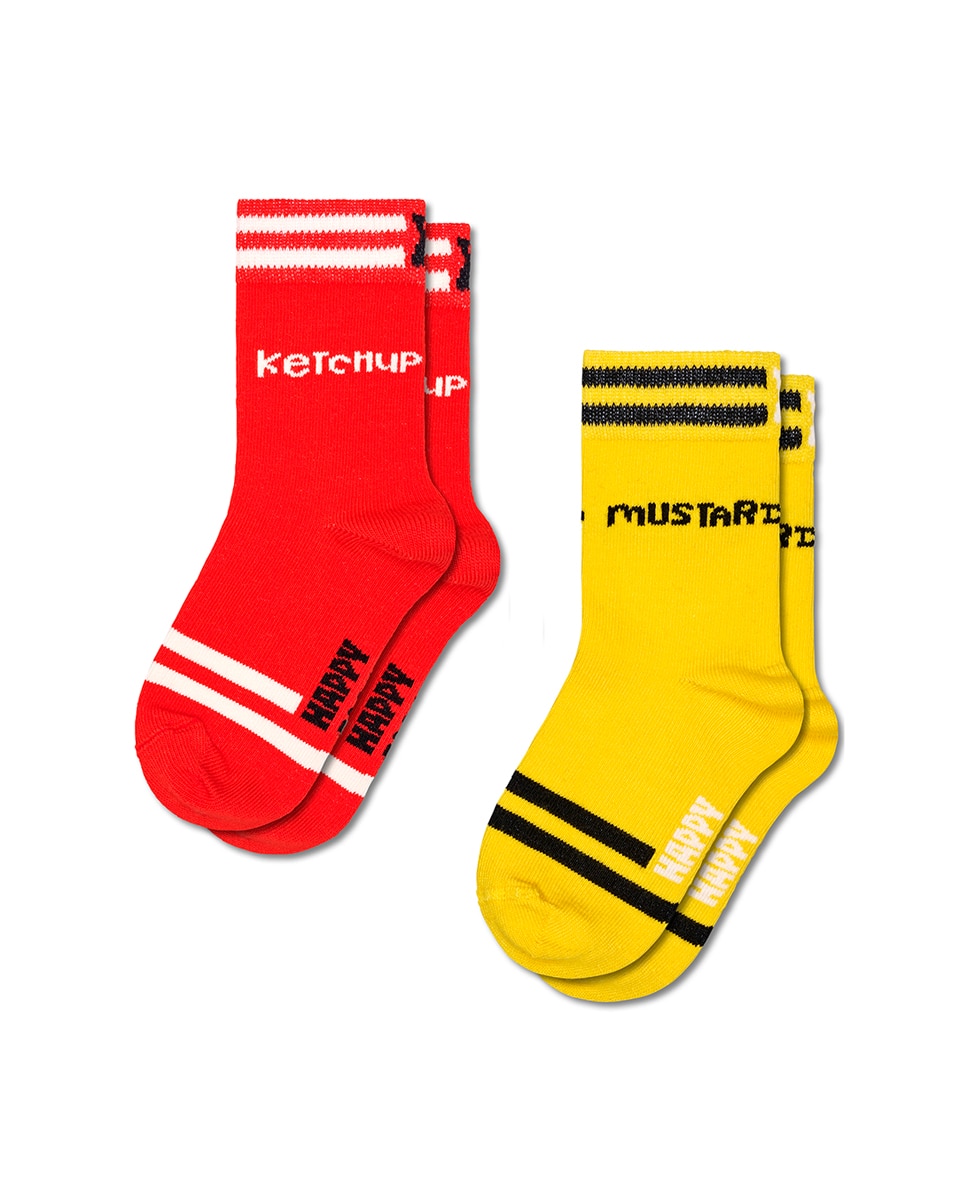 Imagem 0 de Pack de 2 Pares de Meias Compridas com Ketchup