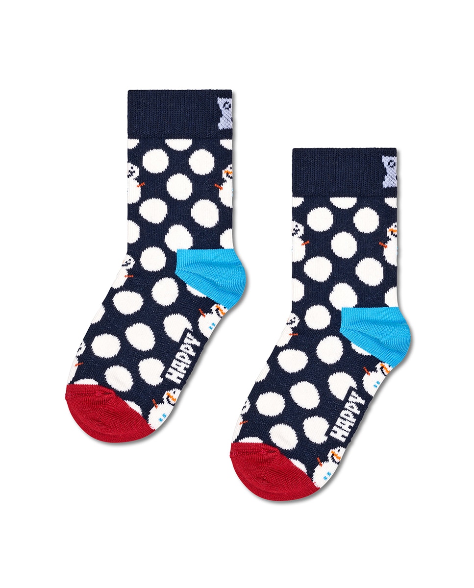 Imagem 0 de Meias às Bolinhas com Boneco de Neve