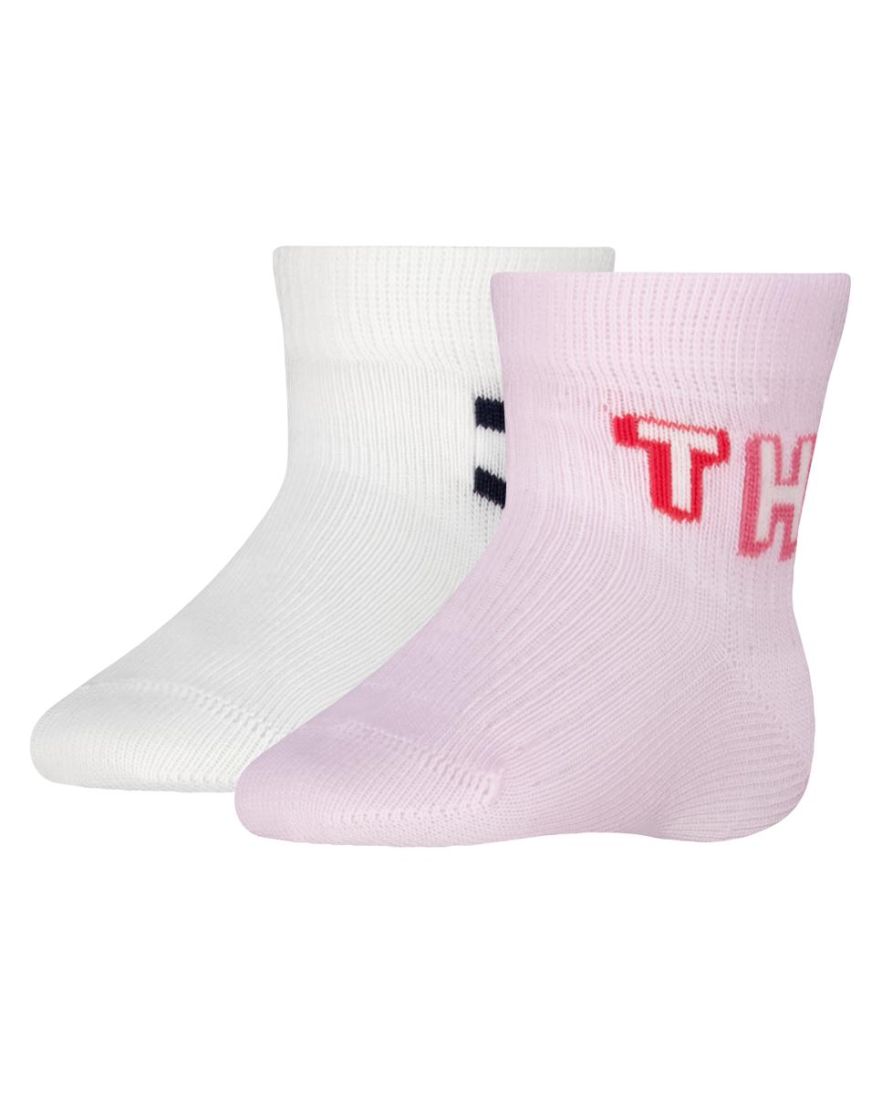 Meias Clássicas de Bebé (Pack de 2 Pares) Tommy Hilfiger Multicolor-1