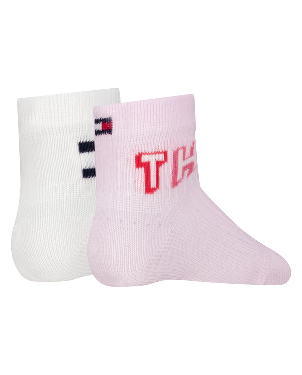 Meias Clássicas de Bebé (Pack de 2 Pares) Tommy Hilfiger Multicolor-2