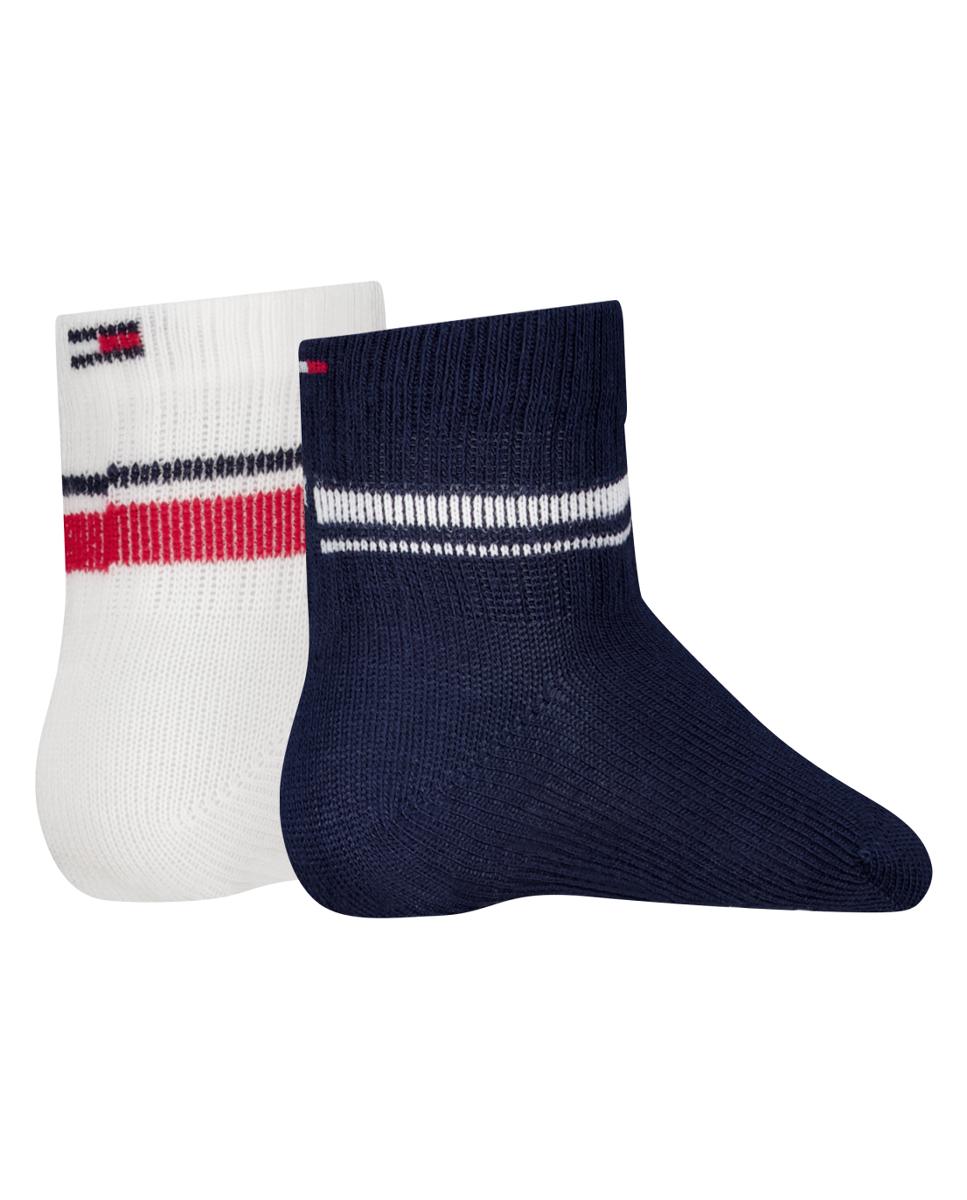 Meias de Meio Cano de Bebé (Pack de 2 Pares) Tommy Hilfiger Multicolor-2