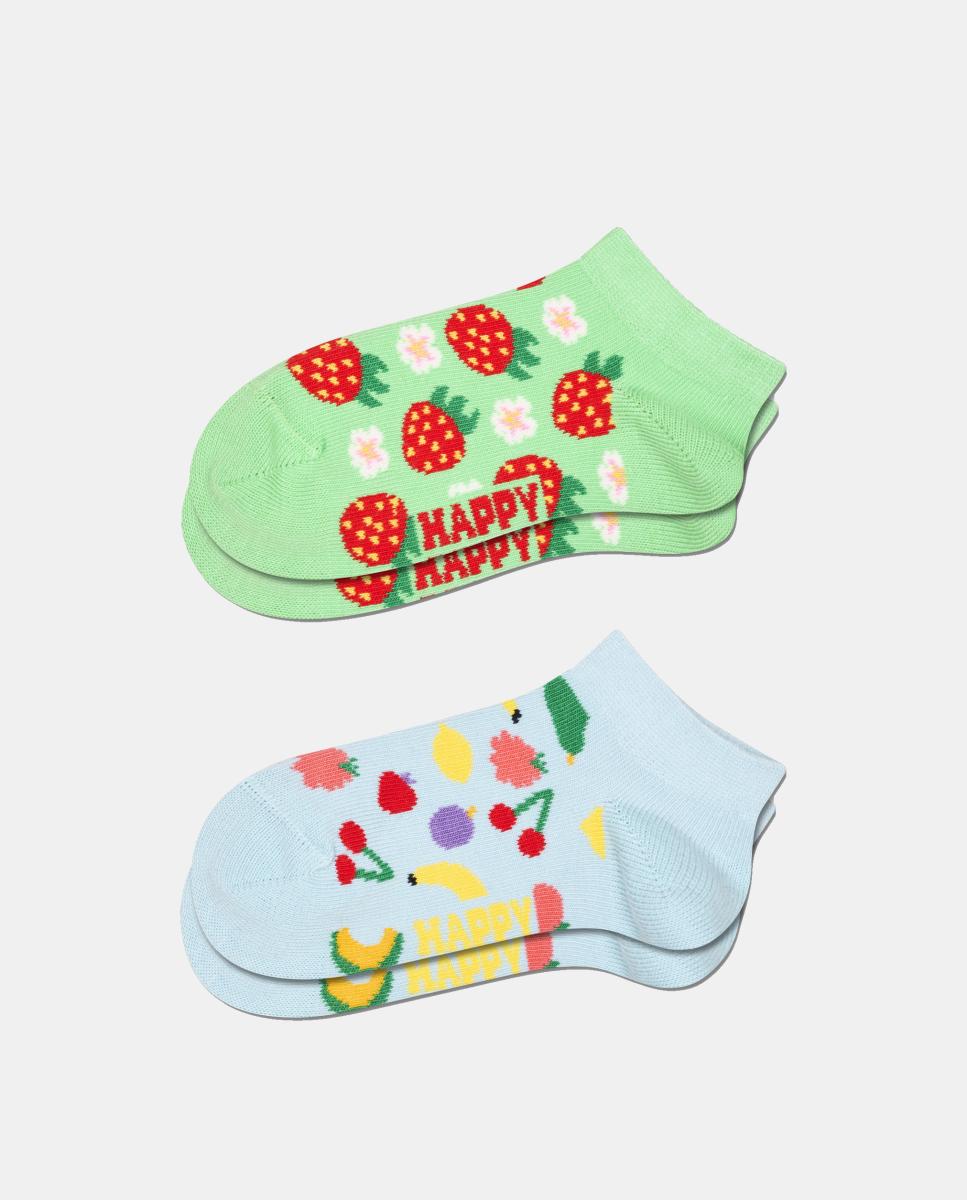 Imagem 0 de Pack de 2 Pares de Meias Low Morangos e Frutas