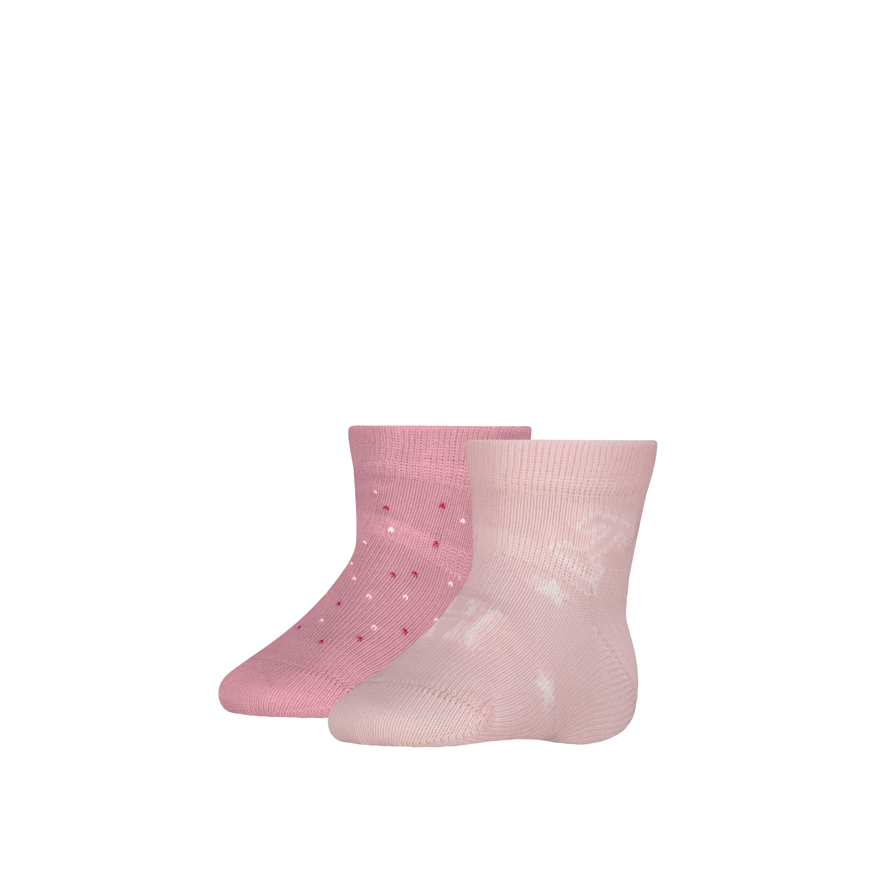 Calcetines clásicos de bebé de Tommy Hilfiger (pack de 2) - Rosa Rosa-1
