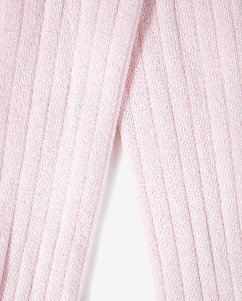 Leotardos canalé - Condor - Rosa Rosa-2