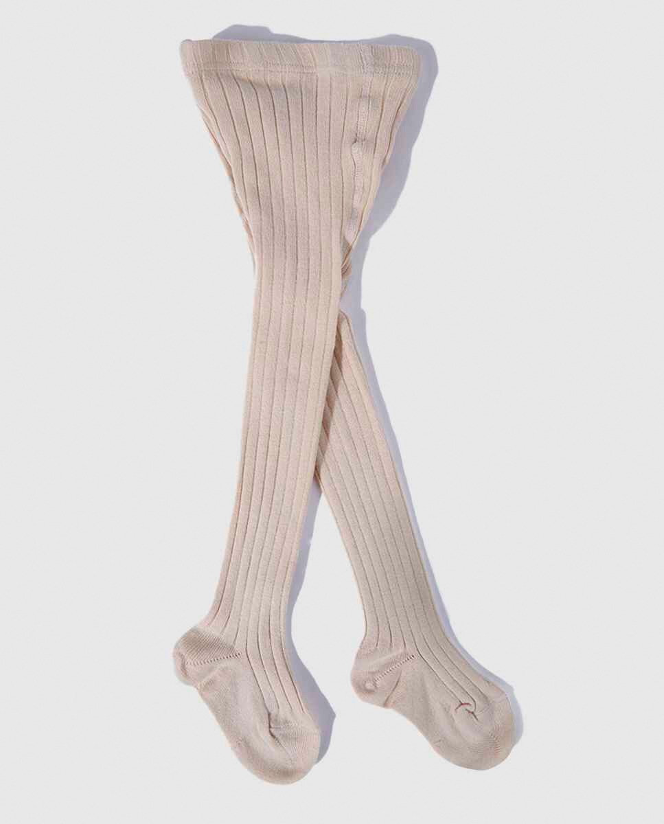 Leotardos de bebé niña Condor - Beige Beige-1