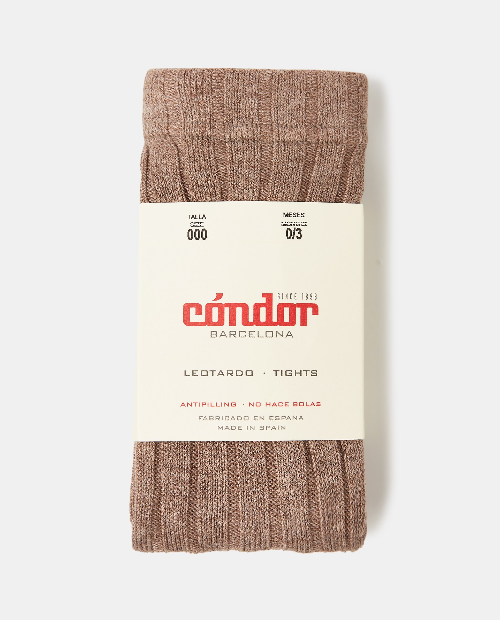 Leotardos de bebé niña Condor - Marrón oscuro Marrón oscuro-2
