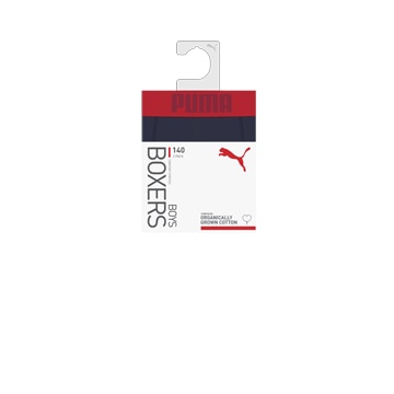 Boxers Infantis de Tacto Suave e Cós Cómodo (Pack de 2) Puma Preto-3