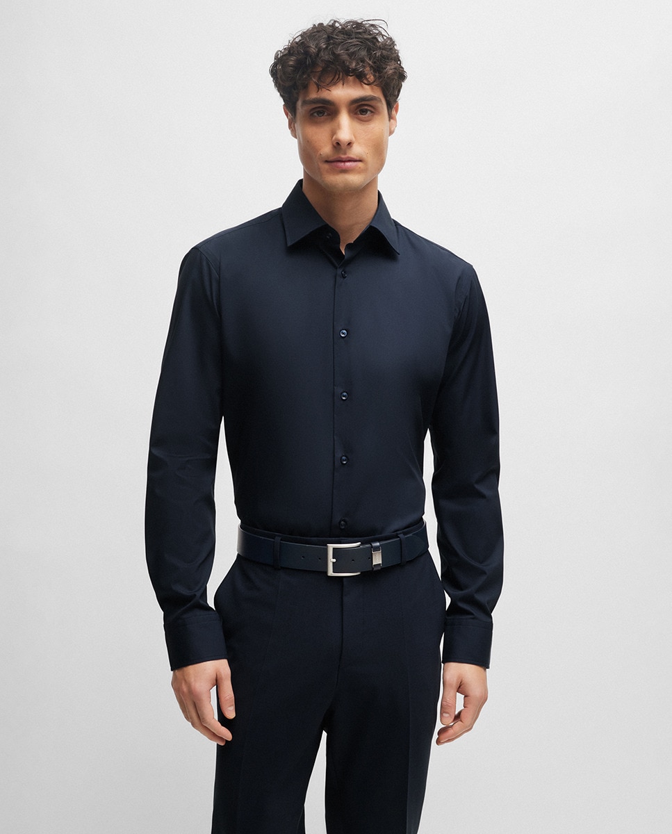 Imagen 1 de Camisa manga larga de hombre - Boss - Negro Ónix Negro Ónix