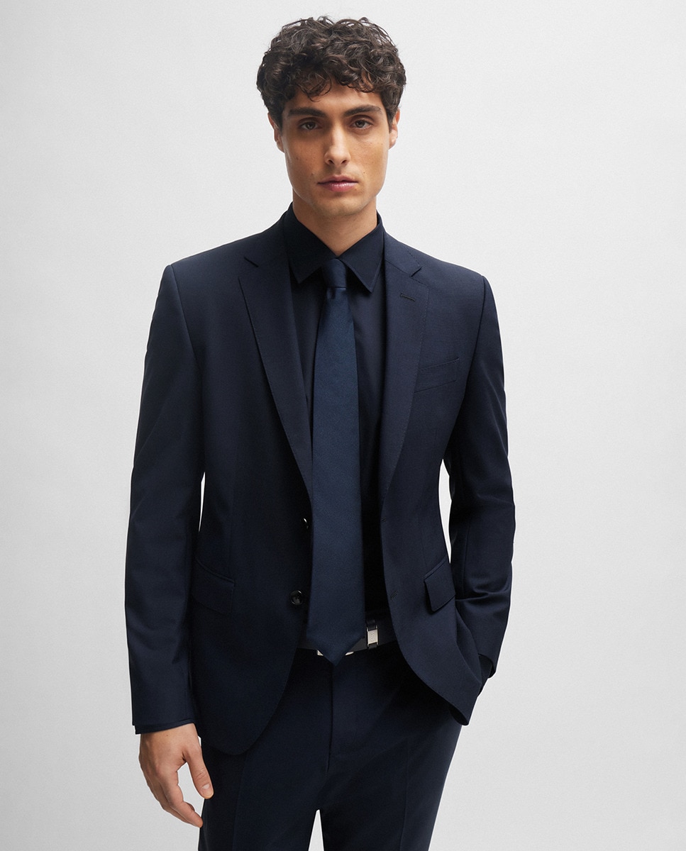 Imagen 4 de Camisa manga larga de hombre - Boss - Negro Ónix Negro Ónix