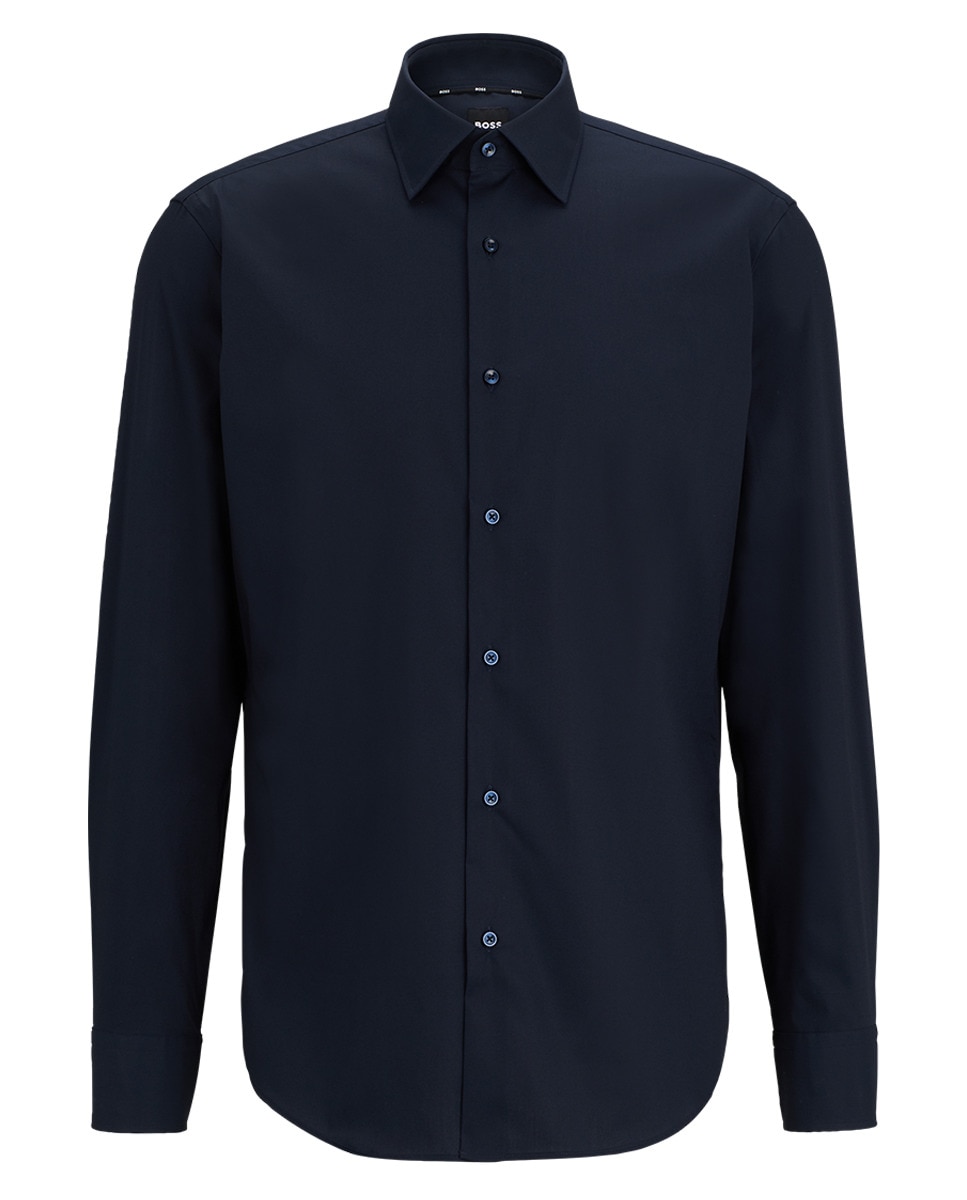 Imagen 5 de Camisa manga larga de hombre - Boss - Negro Ónix Negro Ónix