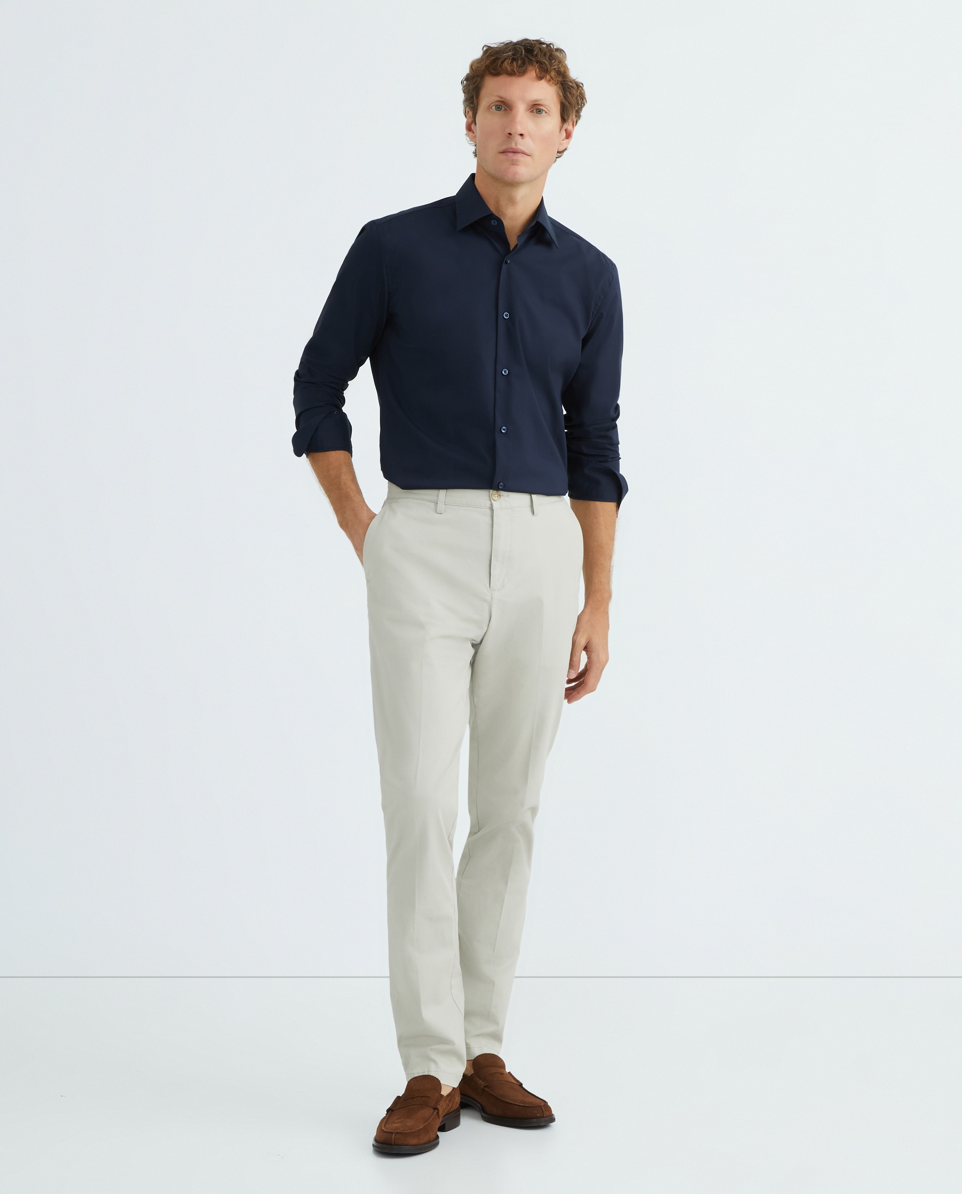 Camisa de Manga Comprida Azul-celeste-2