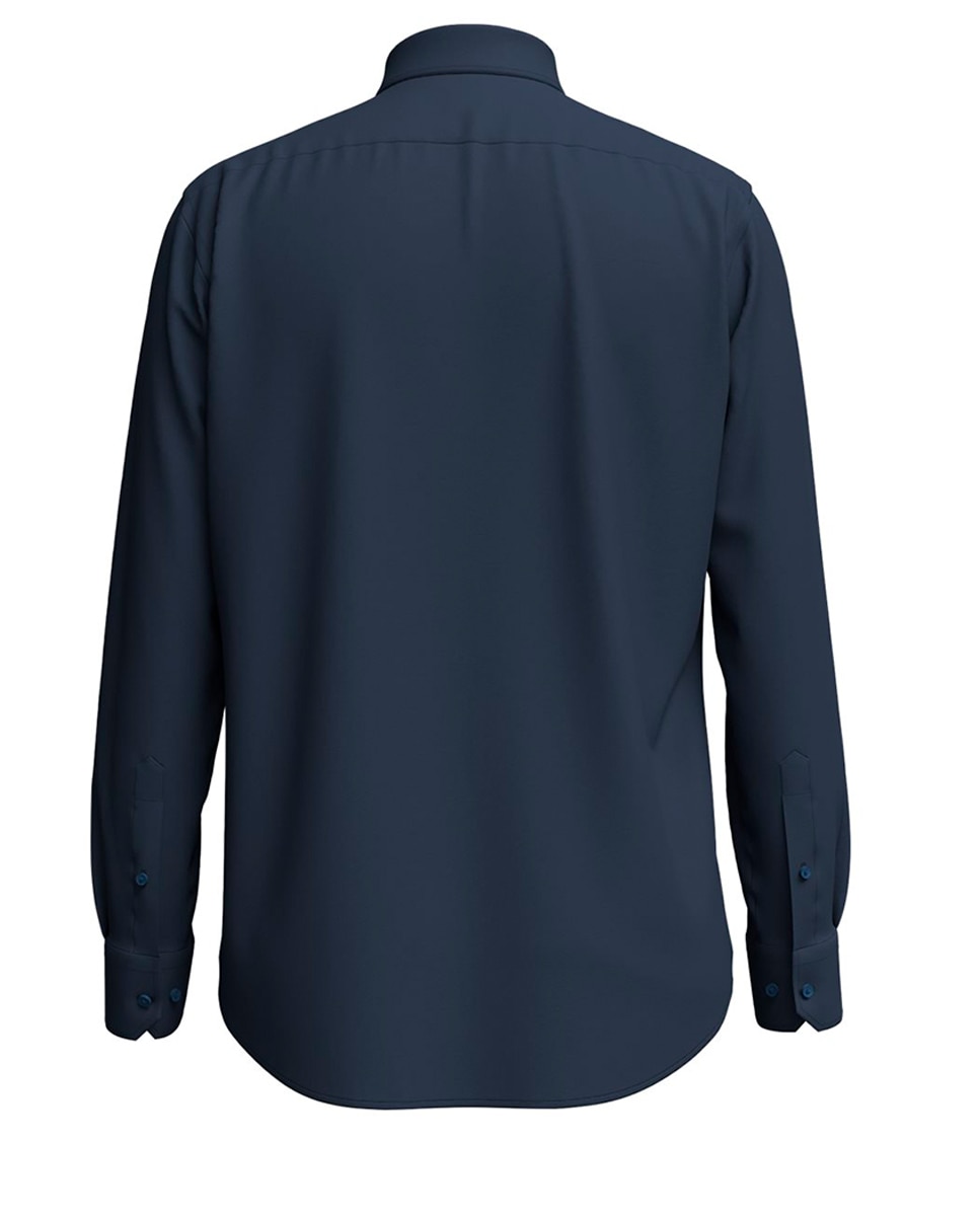 Camisa de Manga Comprida Azul-claro-2