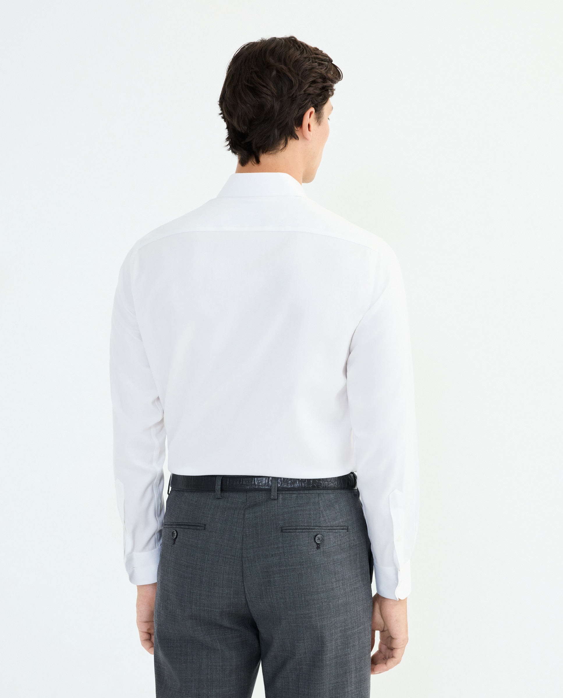 Camisa Non Iron Branco-3