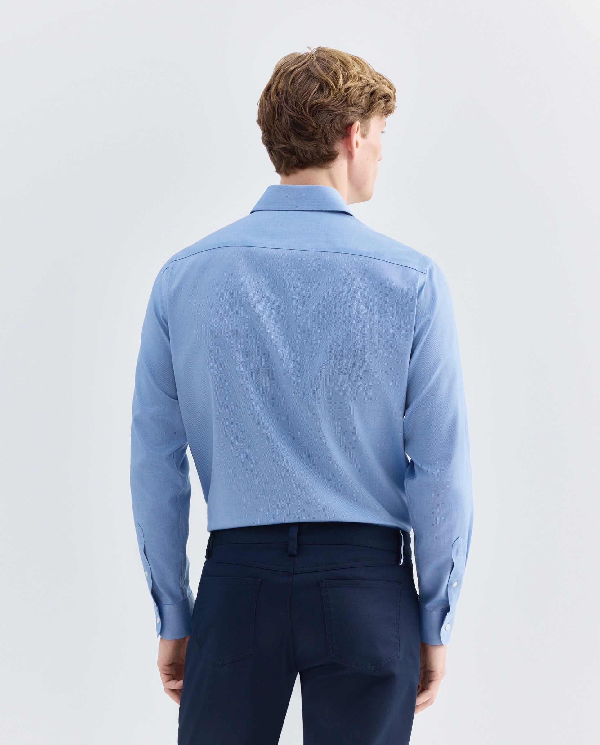 Camisa Non Iron Azul-marinho-3