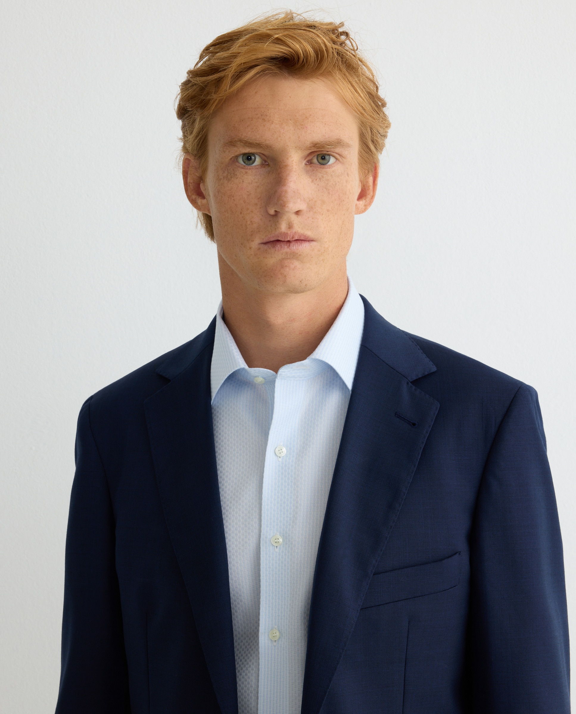 Camisa de hombre non iron - Rushmore - Azul claro Azul claro-1