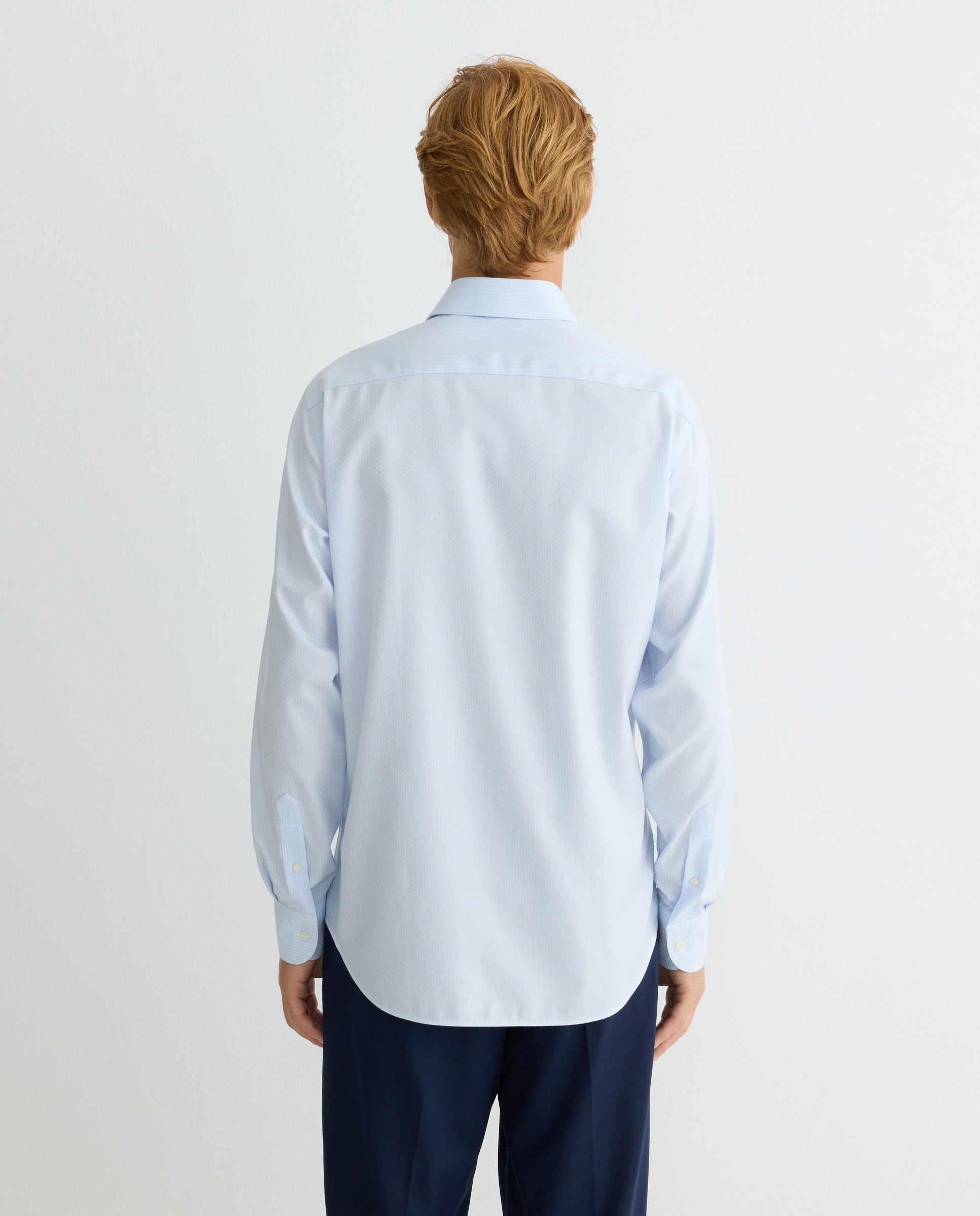 Camisa de hombre non iron - Rushmore - Azul claro Azul claro-4