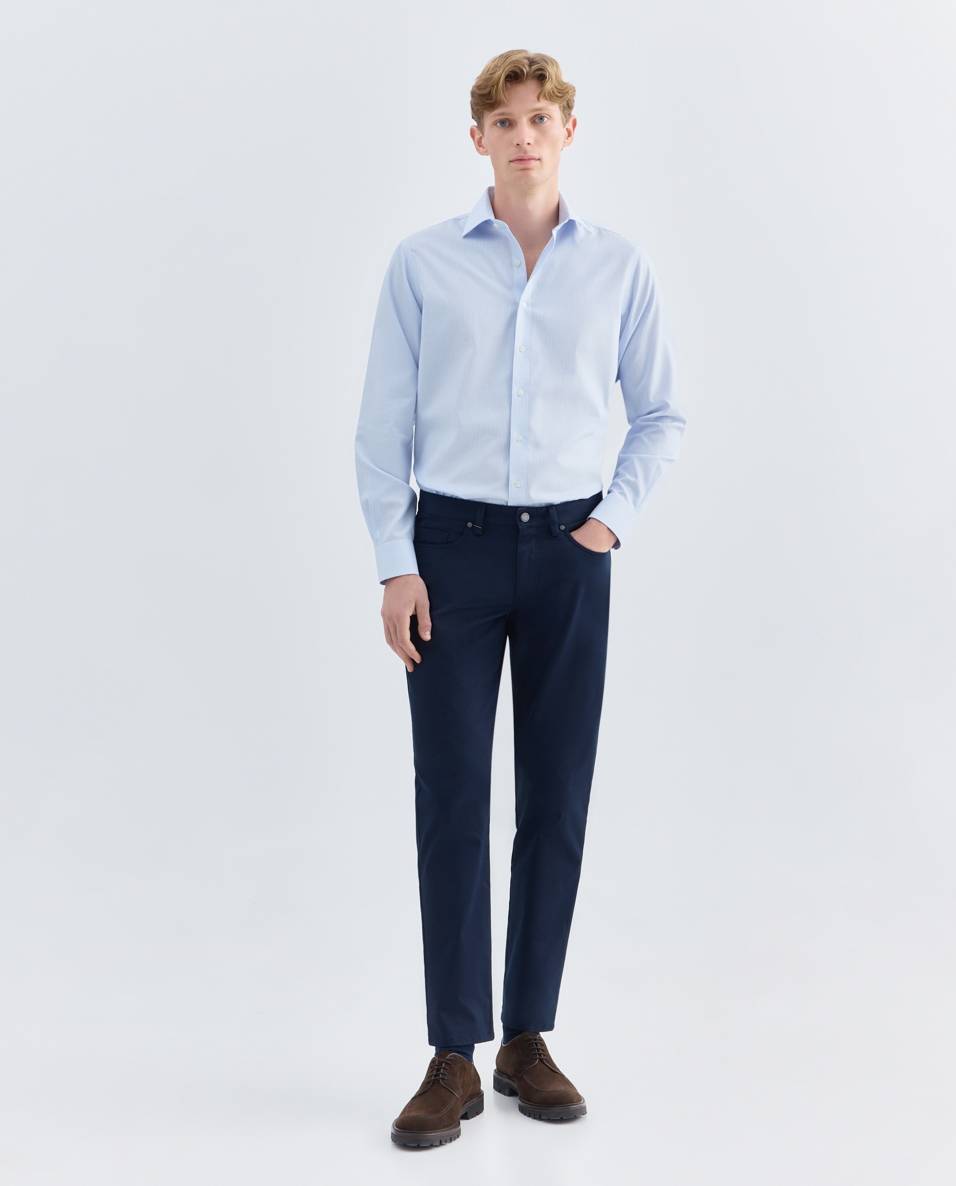 Camisa Non Iron Azul-claro-2