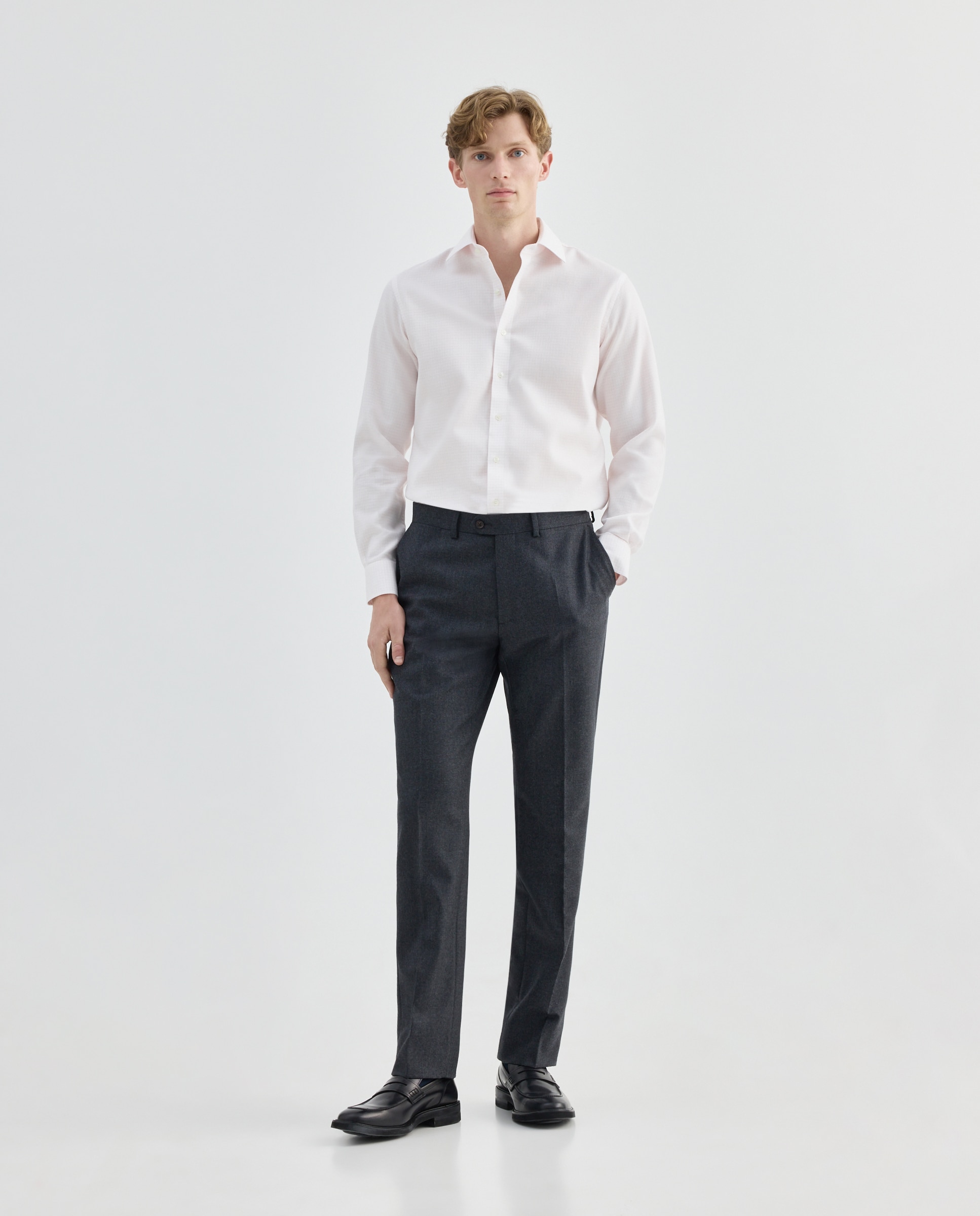 Camisa Non Iron Rosa-2
