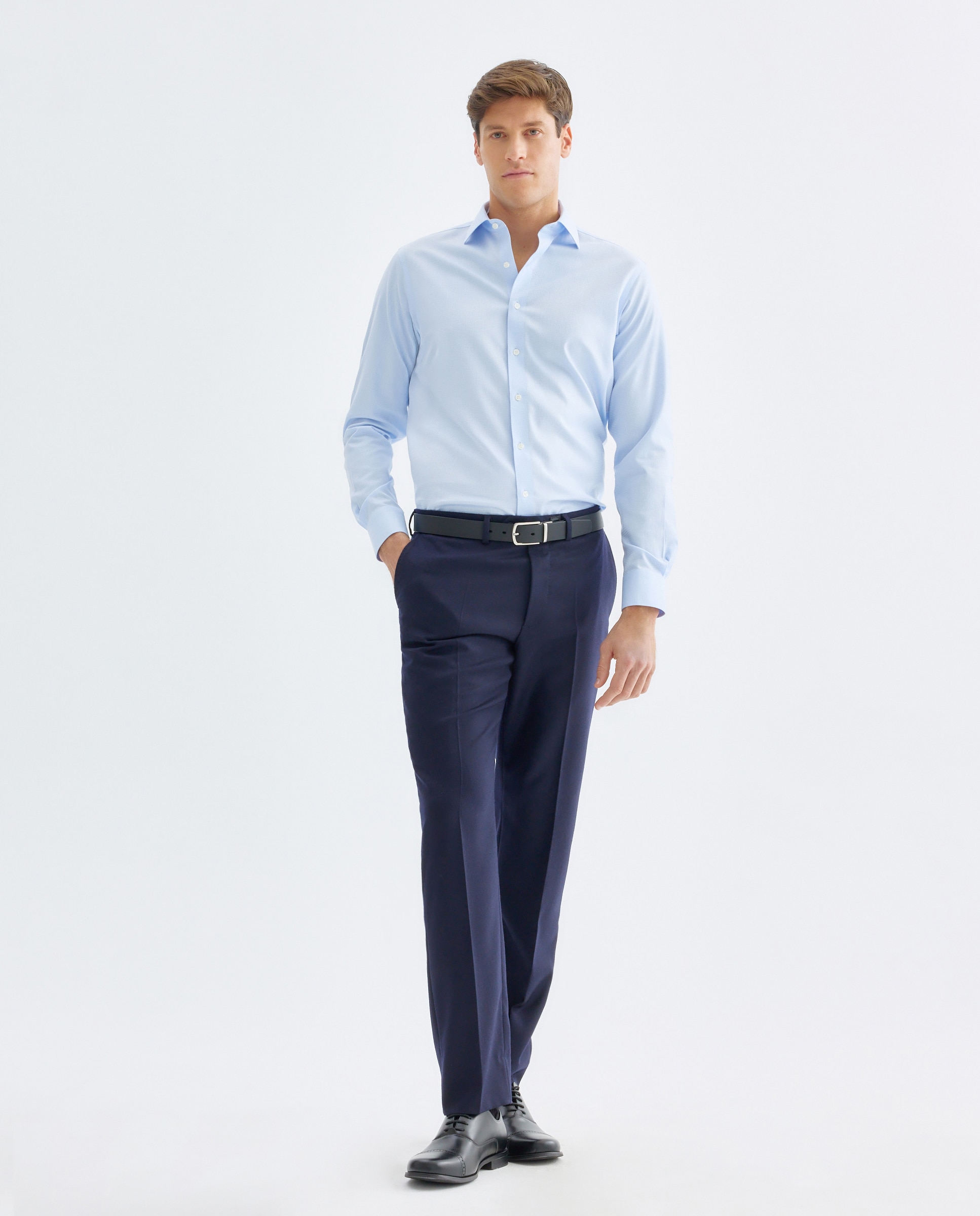 Camisa Non Iron Azul-claro-2