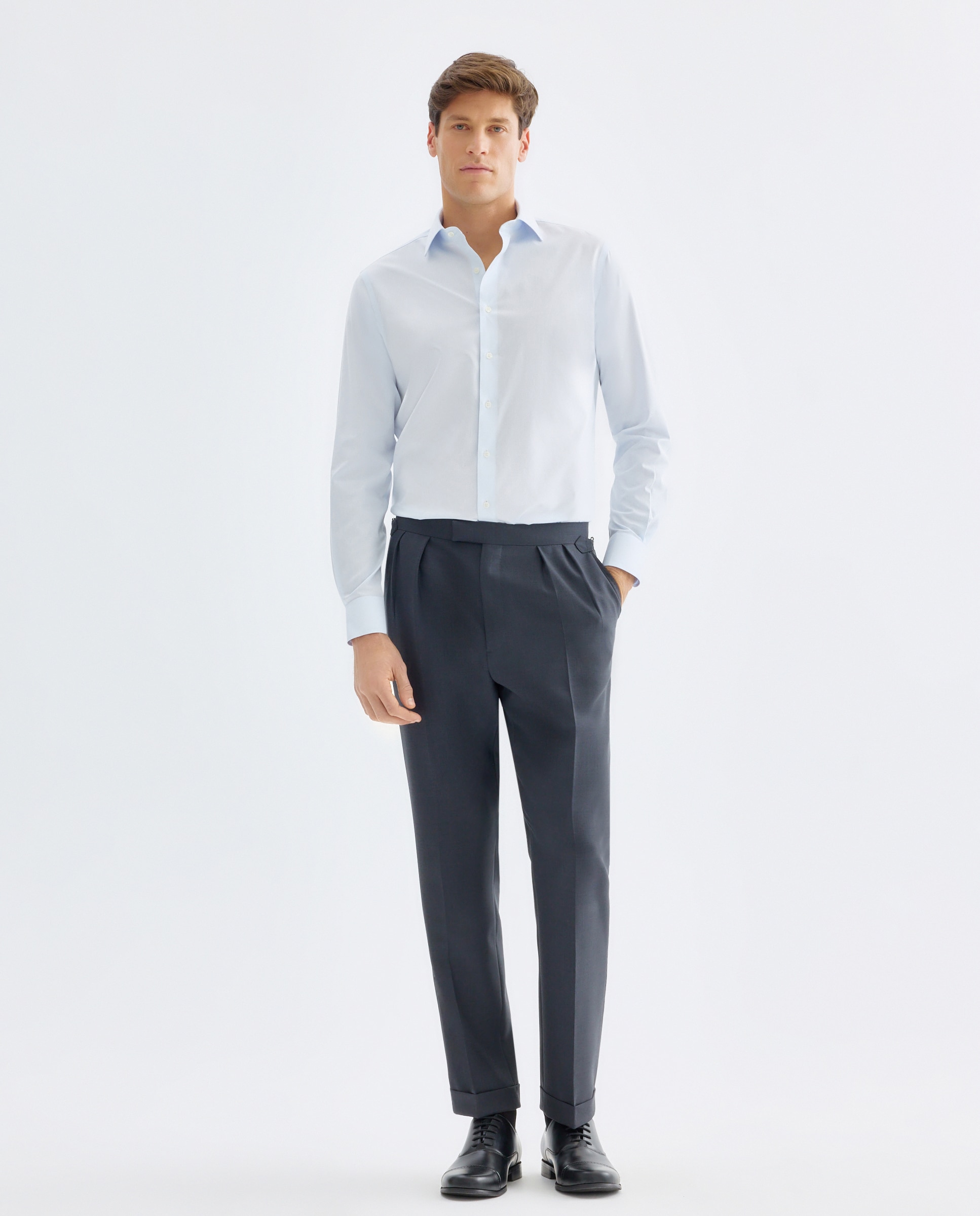 Camisa Non Iron Azul-claro-2