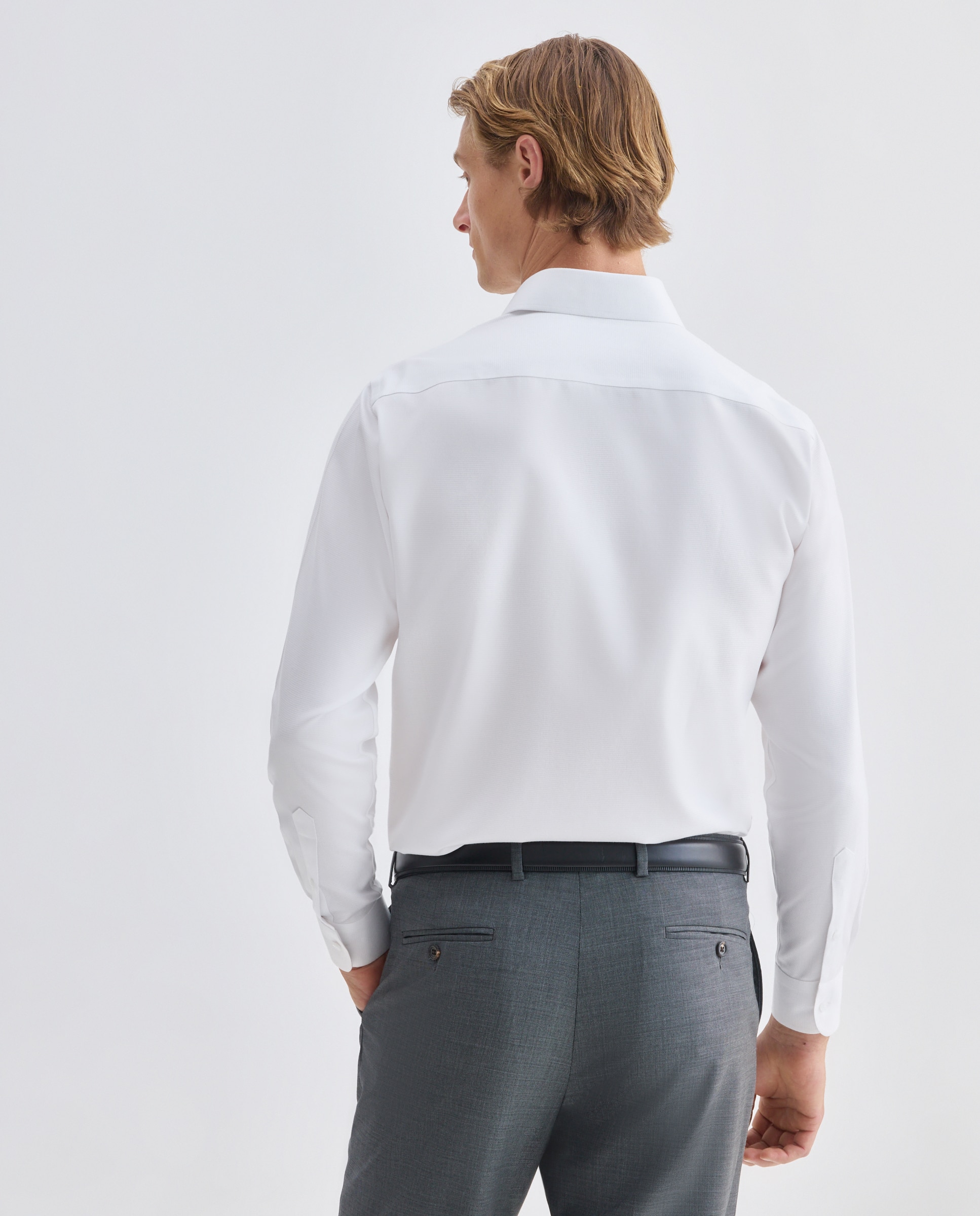 Imagen 3 de Camisa de hombre non iron - Rushmore - Blanco Blanco