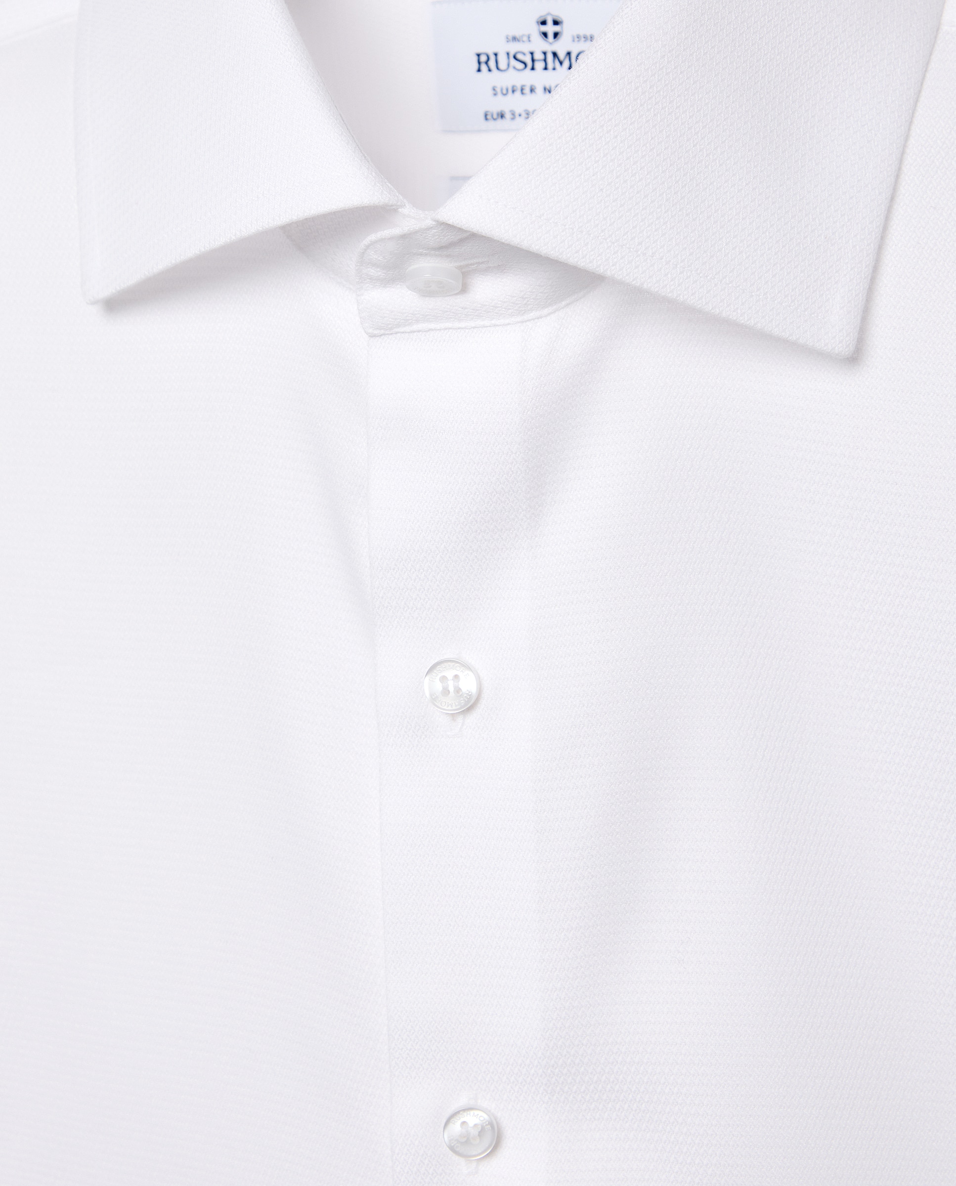 Imagen 5 de Camisa de hombre non iron - Rushmore - Blanco Blanco