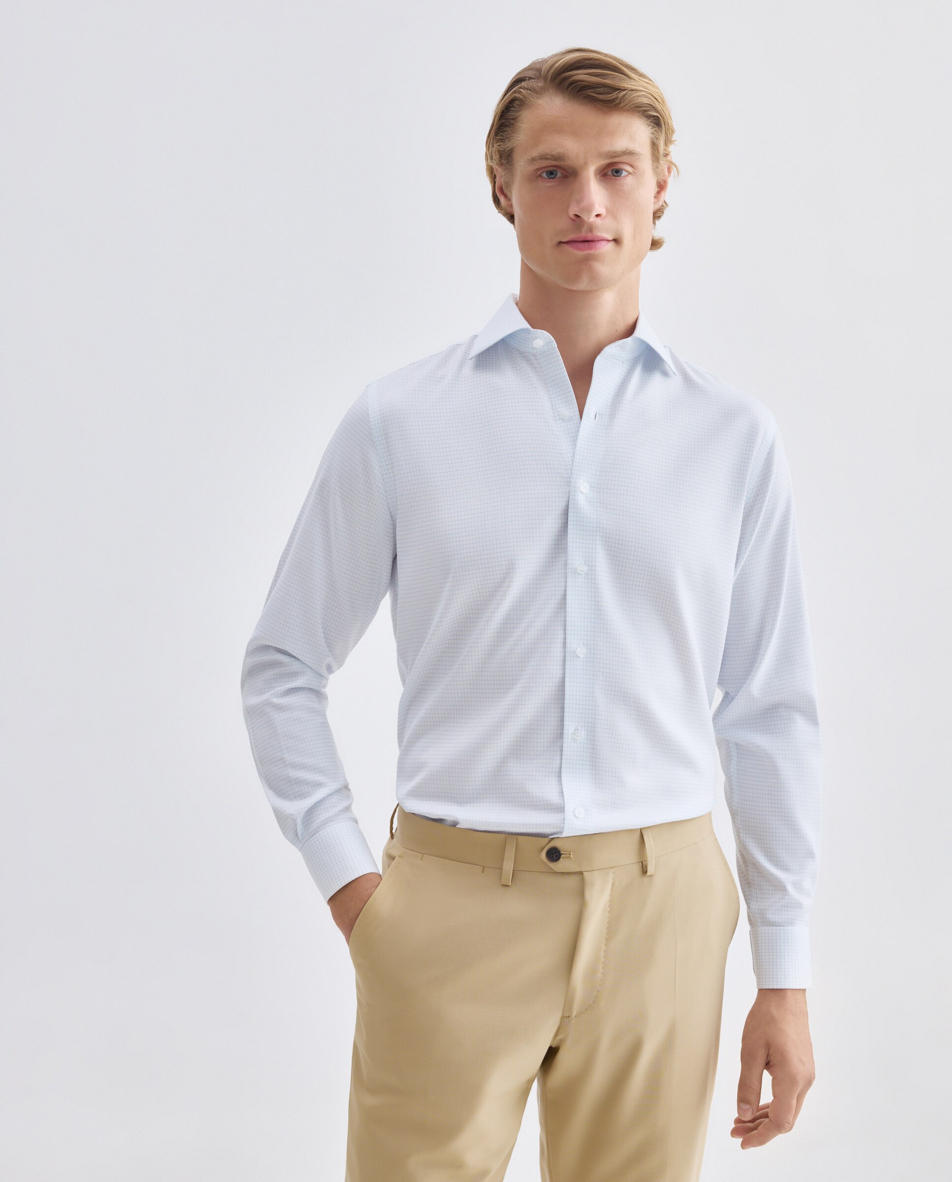 Imagen 0 de Camisa de hombre non iron Blanco