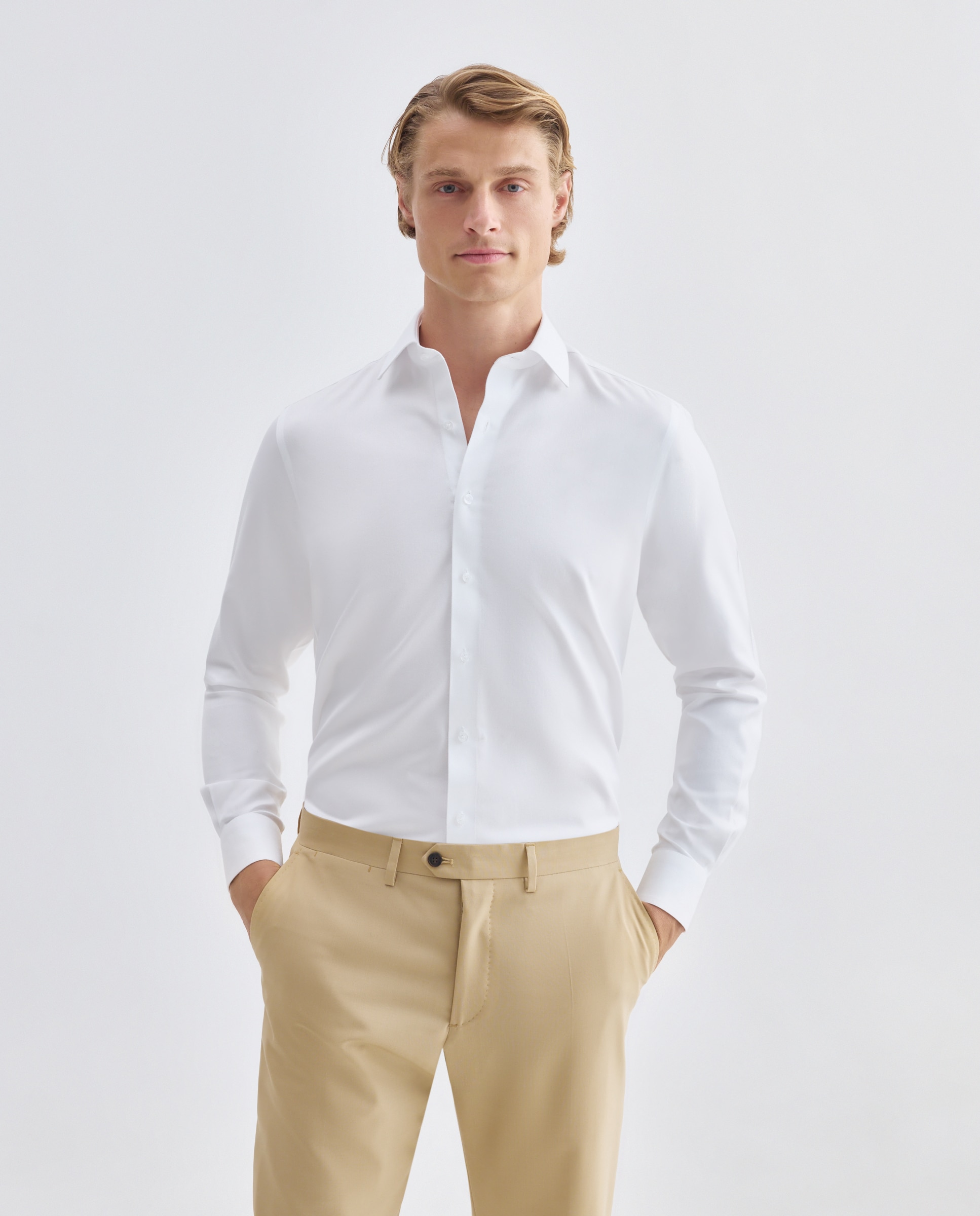 Imagen 0 de Camisa de hombre non iron Blanco