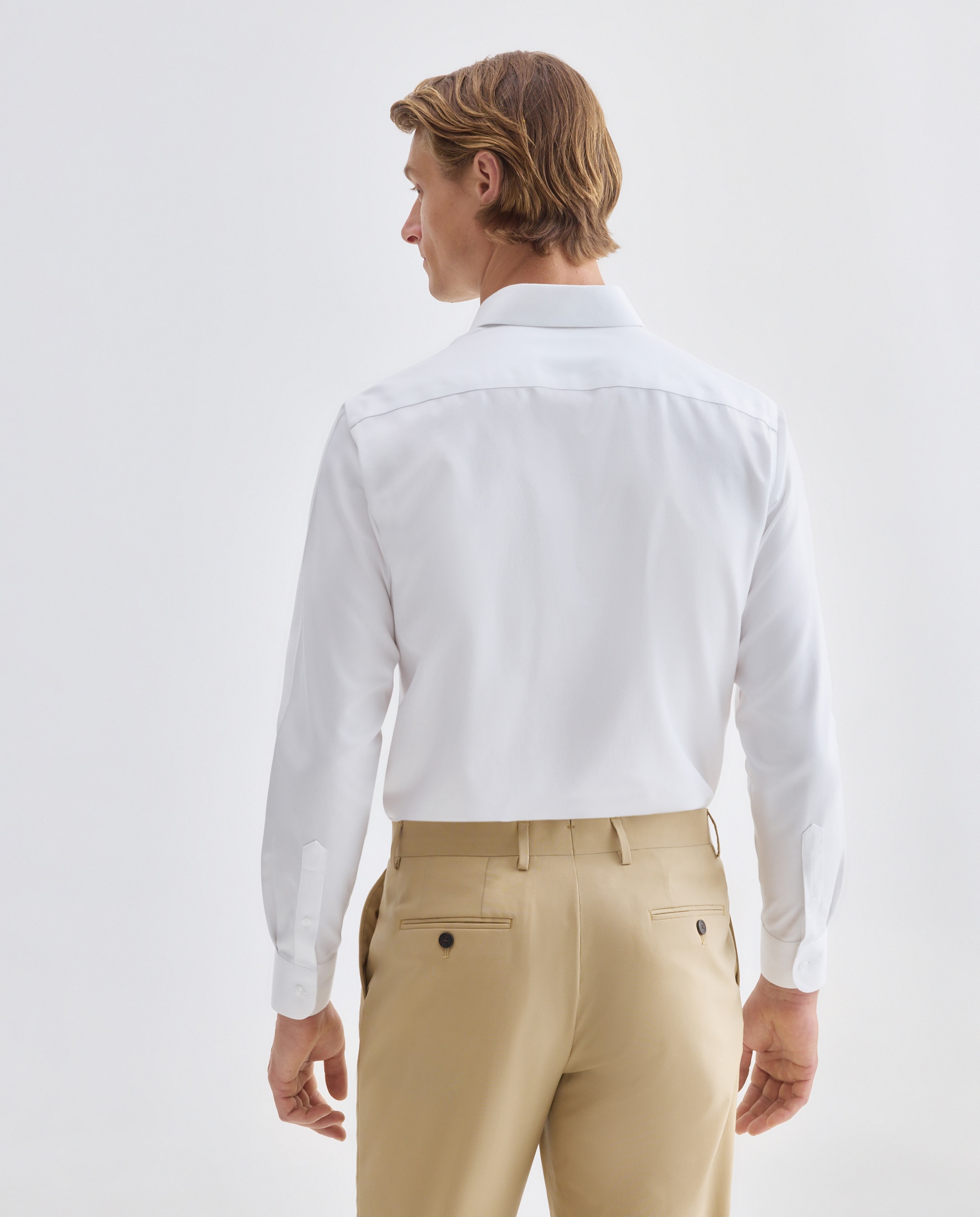 Camisa de hombre non iron - Rushmore - Blanco Blanco-3