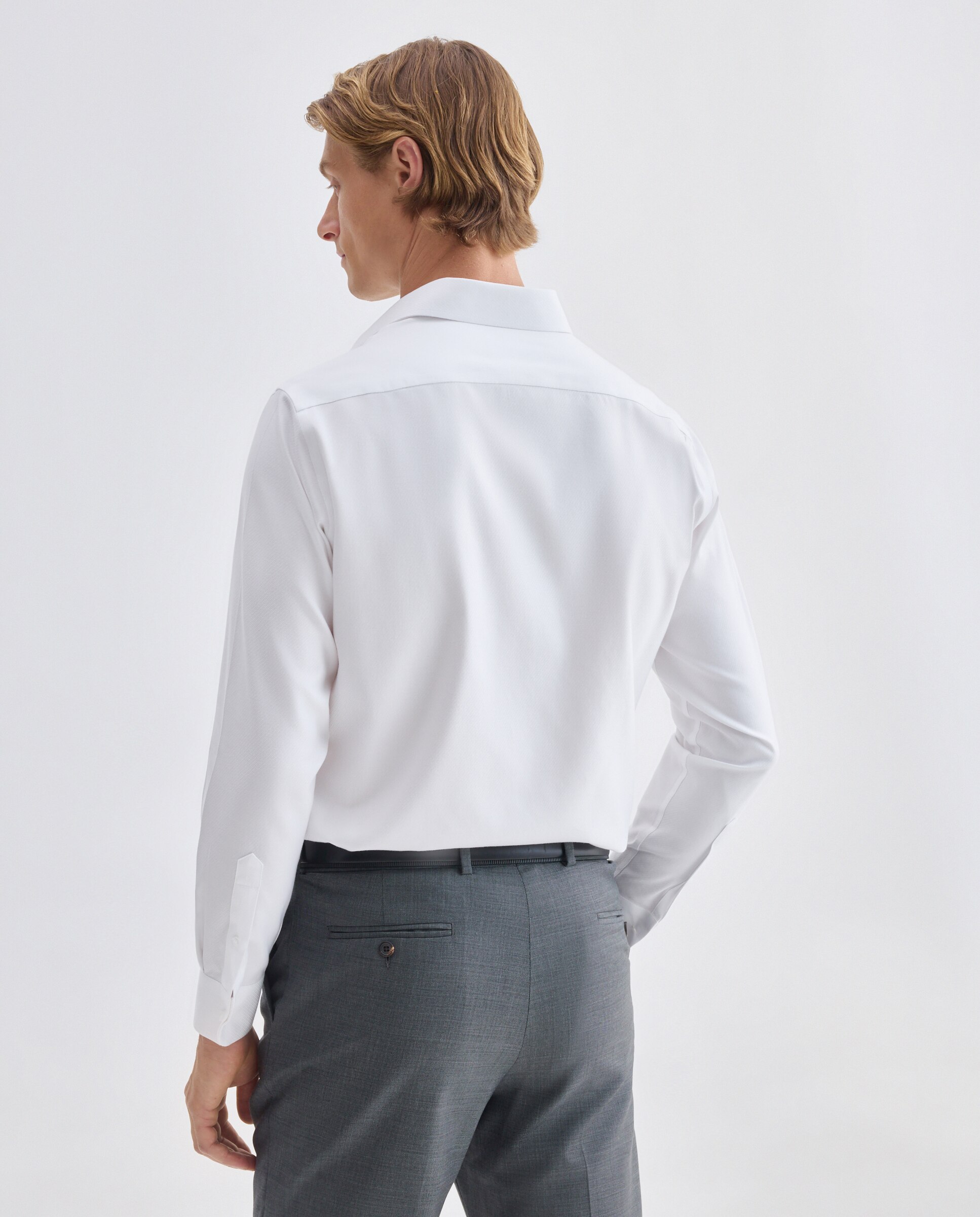 Camisa de hombre non iron - Rushmore - Blanco Blanco-3