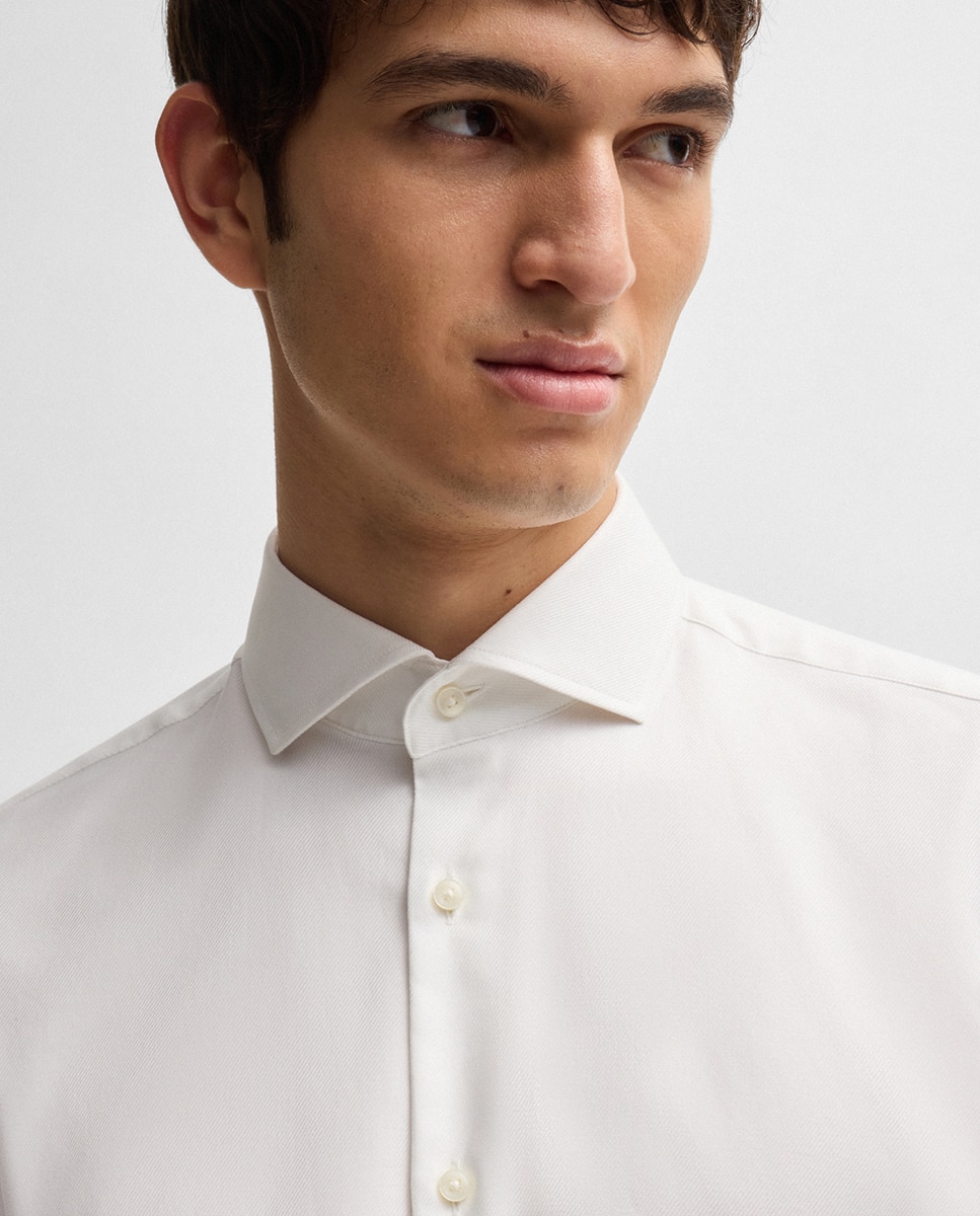 Camisa de Manga Comprida Branco-3