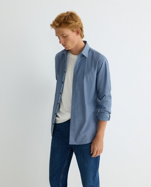 Imagem 0 de Camisa Formal Modern Fit Dobby