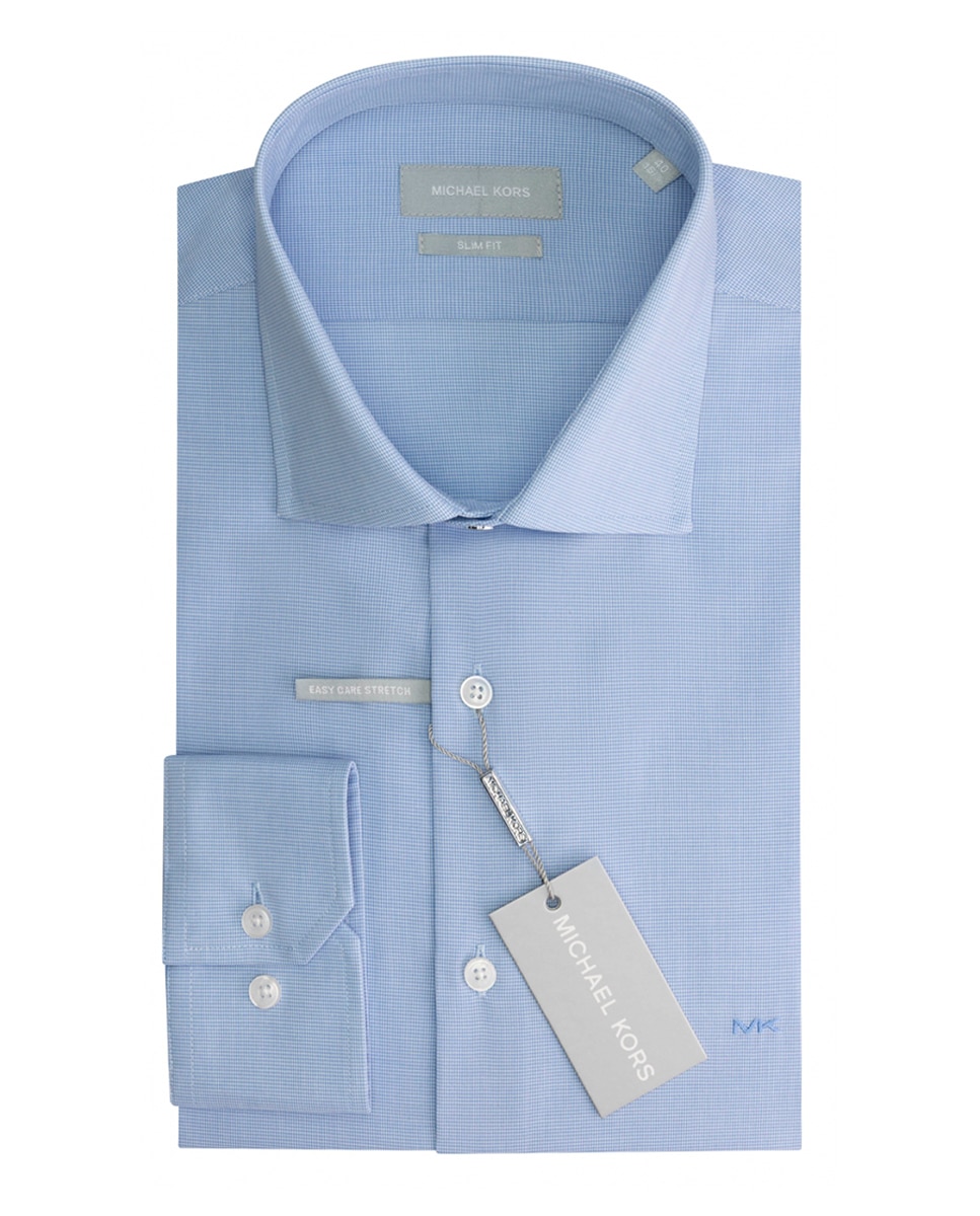 Imagem 0 de Camisa Clássica Modern Fit com Desenho Pied-de-Poule Pequena