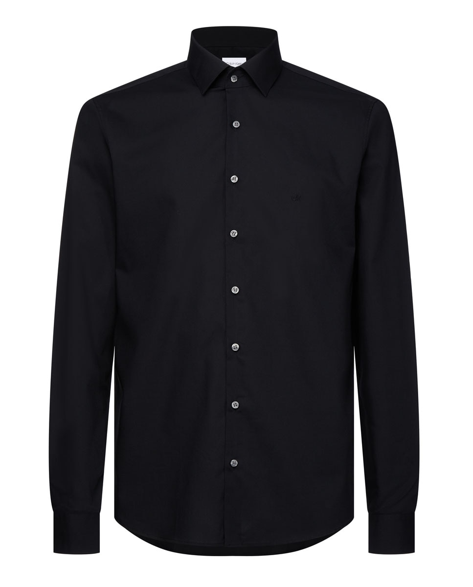Camisa de Popelina Preto-3