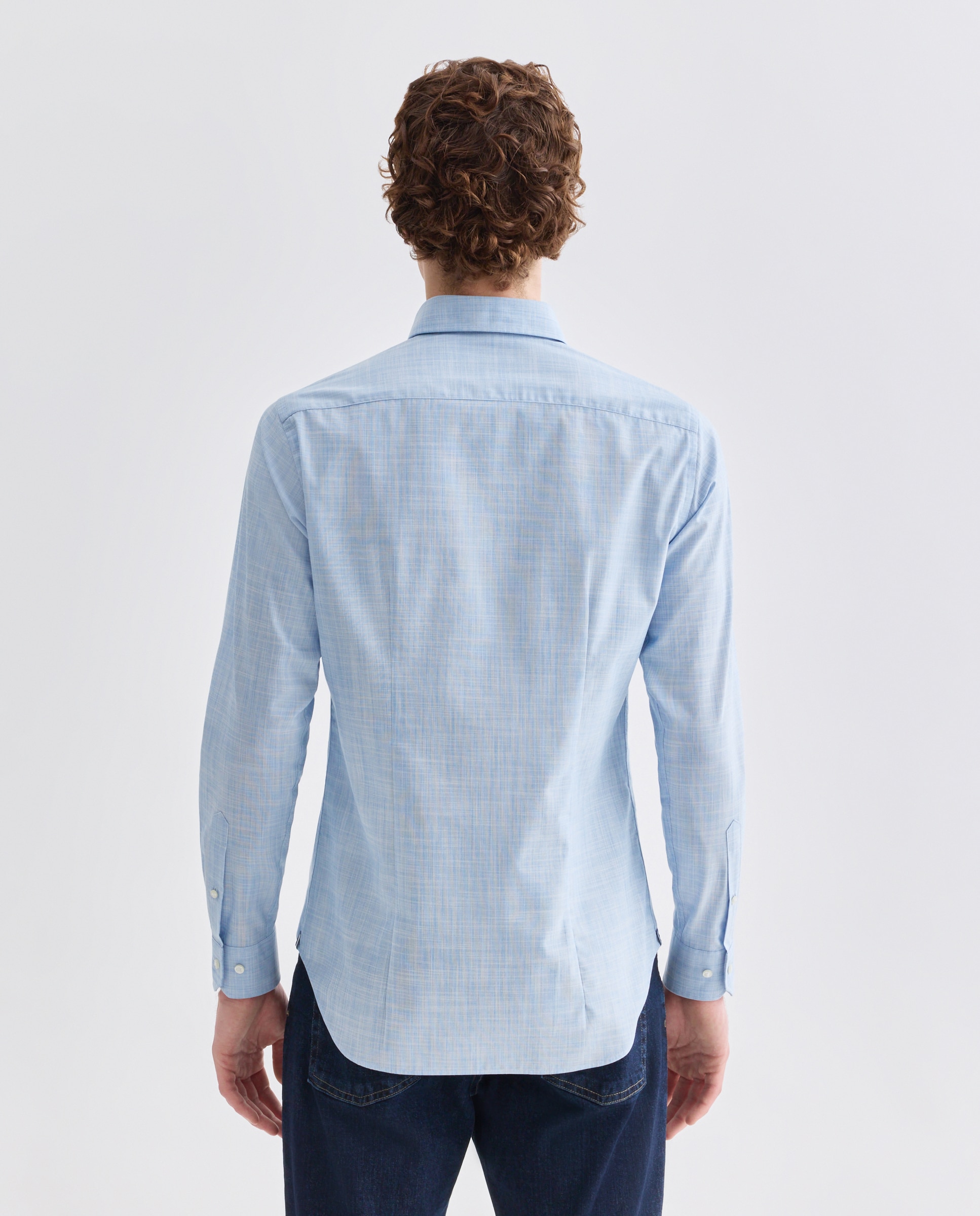 Camisa Non Iron Azul-marinho-2