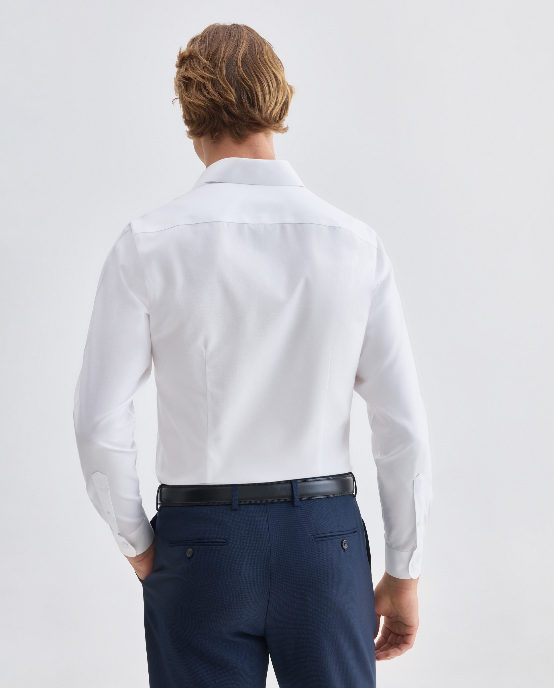 Camisa de hombre non iron - Rushmore - Blanco Blanco-3