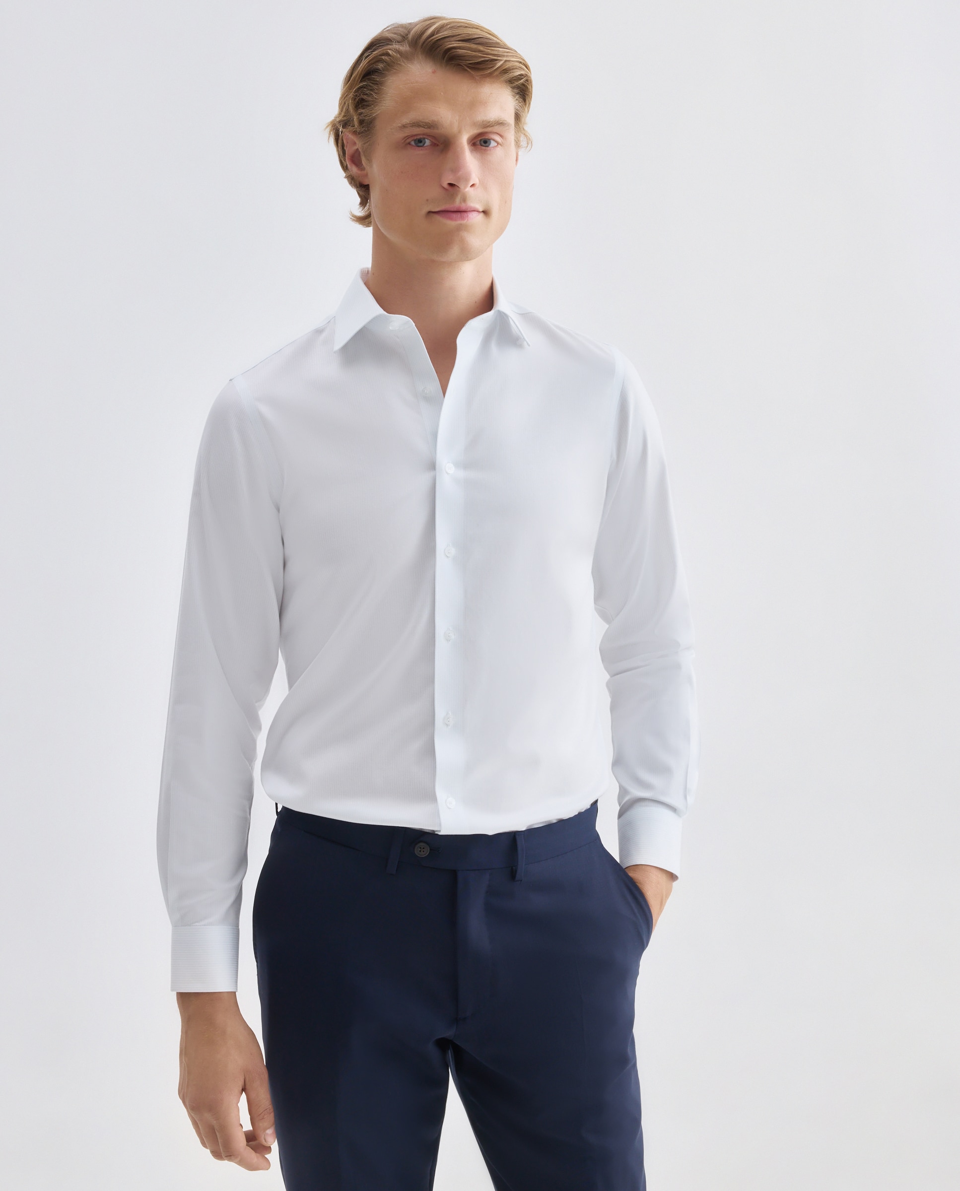 Imagen 0 de Camisa de hombre non iron Azul claro