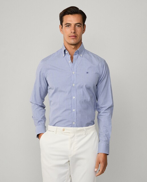 Imagen 0 de Camisa de hombre classic fit cuadro vichy.