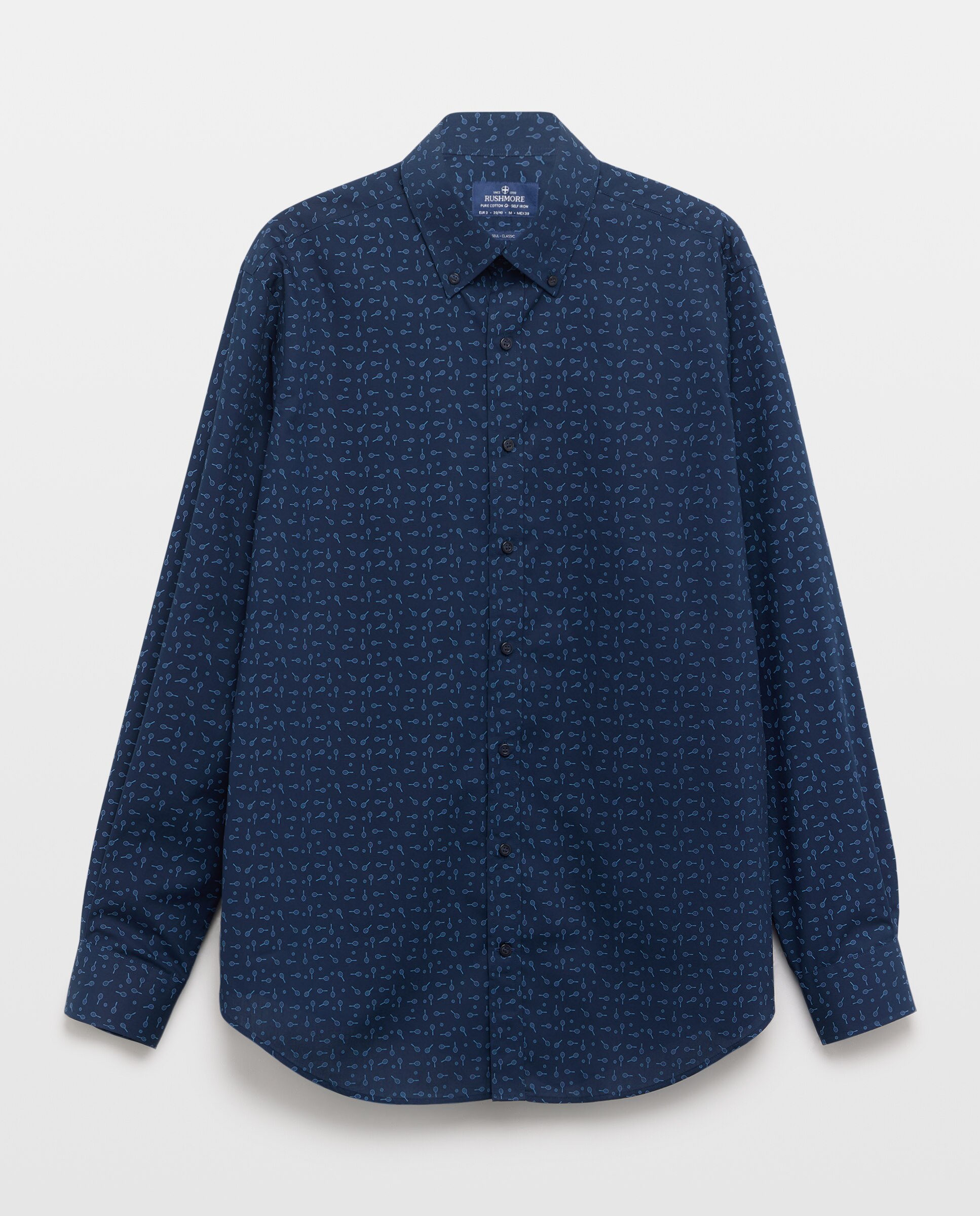Camisa Non Iron Azul-marinho-4