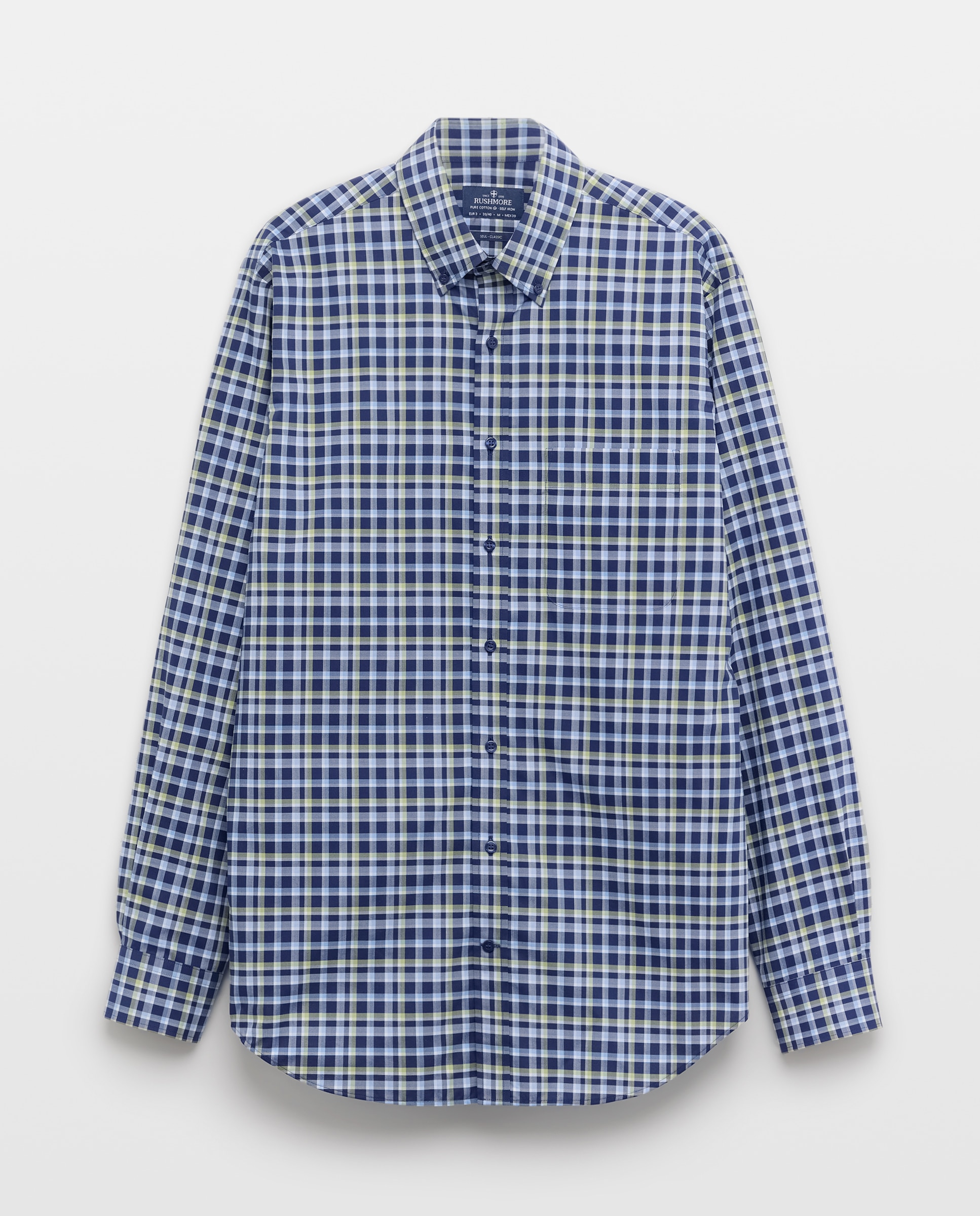 Camisa Non Iron Azul-marinho-4