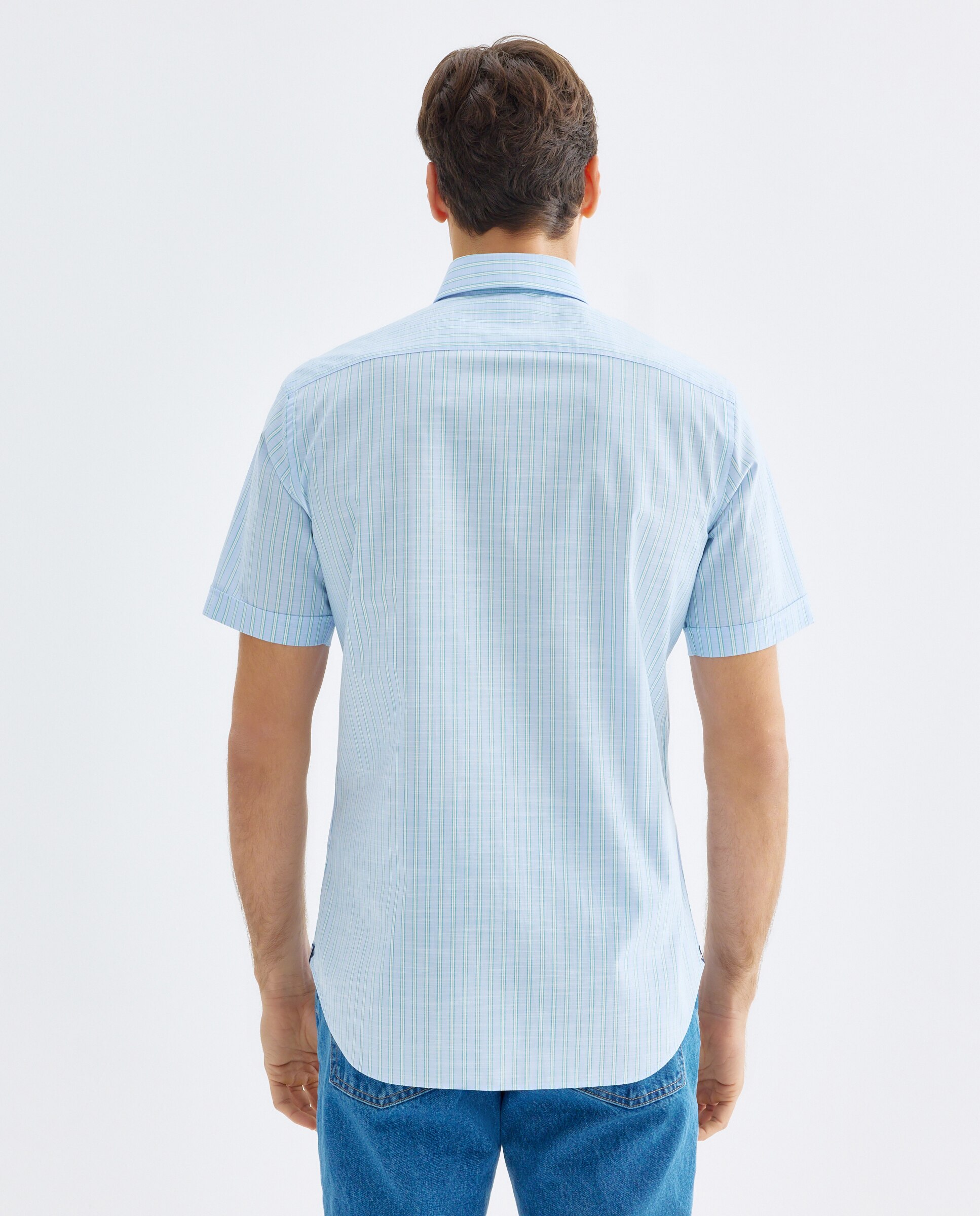 Imagen 3 de Camisa de hombre non iron - Rushmore - Azul claro Azul claro