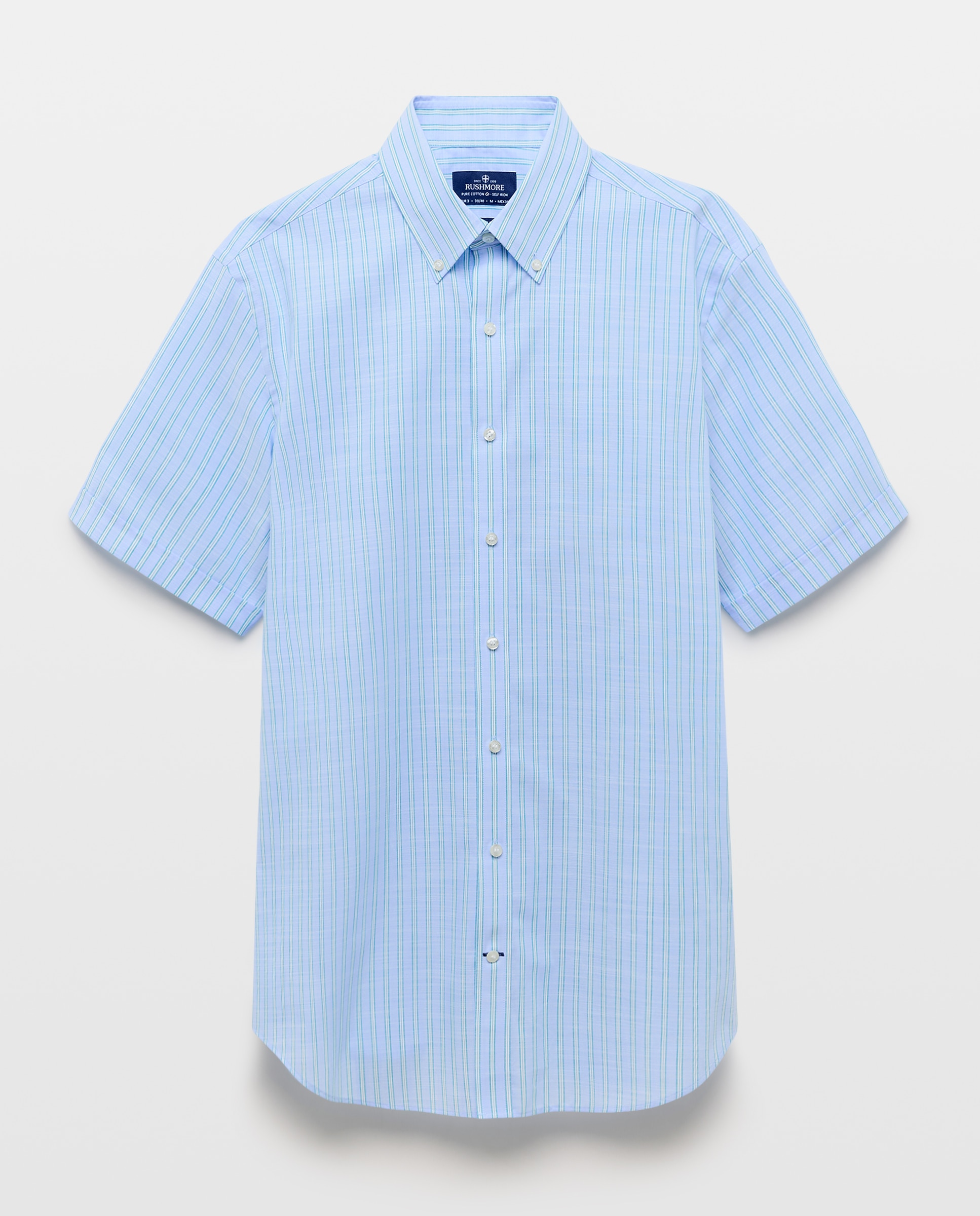 Imagen 4 de Camisa de hombre non iron - Rushmore - Azul claro Azul claro