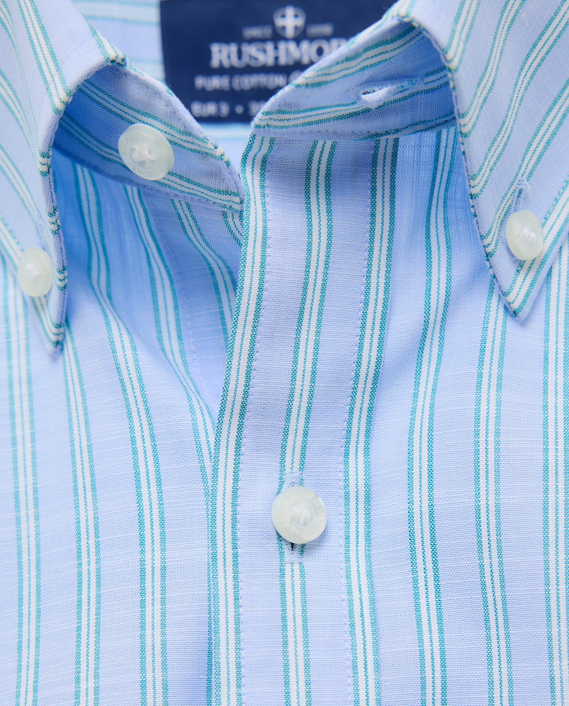 Imagen 5 de Camisa de hombre non iron - Rushmore - Azul claro Azul claro