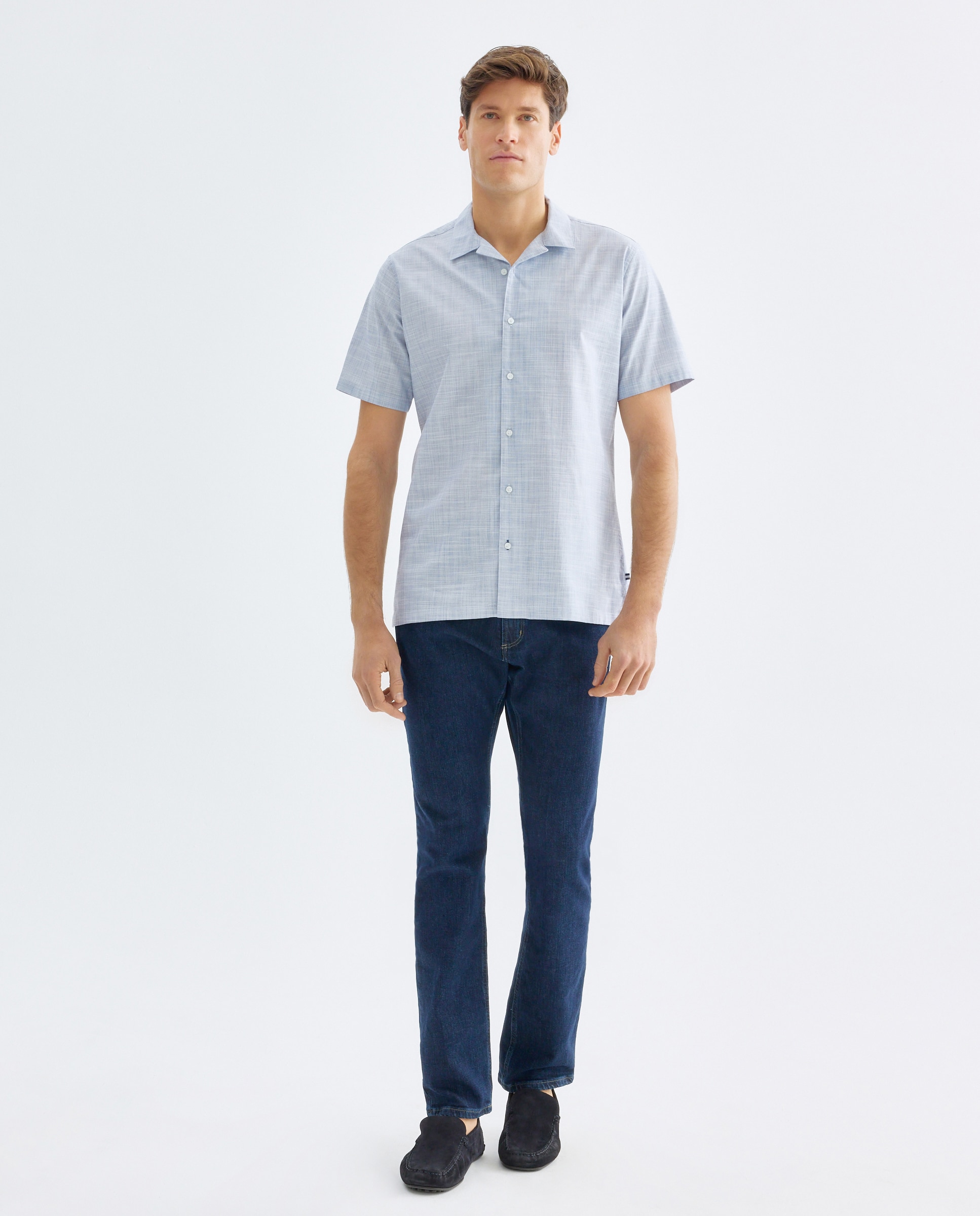 Camisa Non Iron Azul-marinho-2