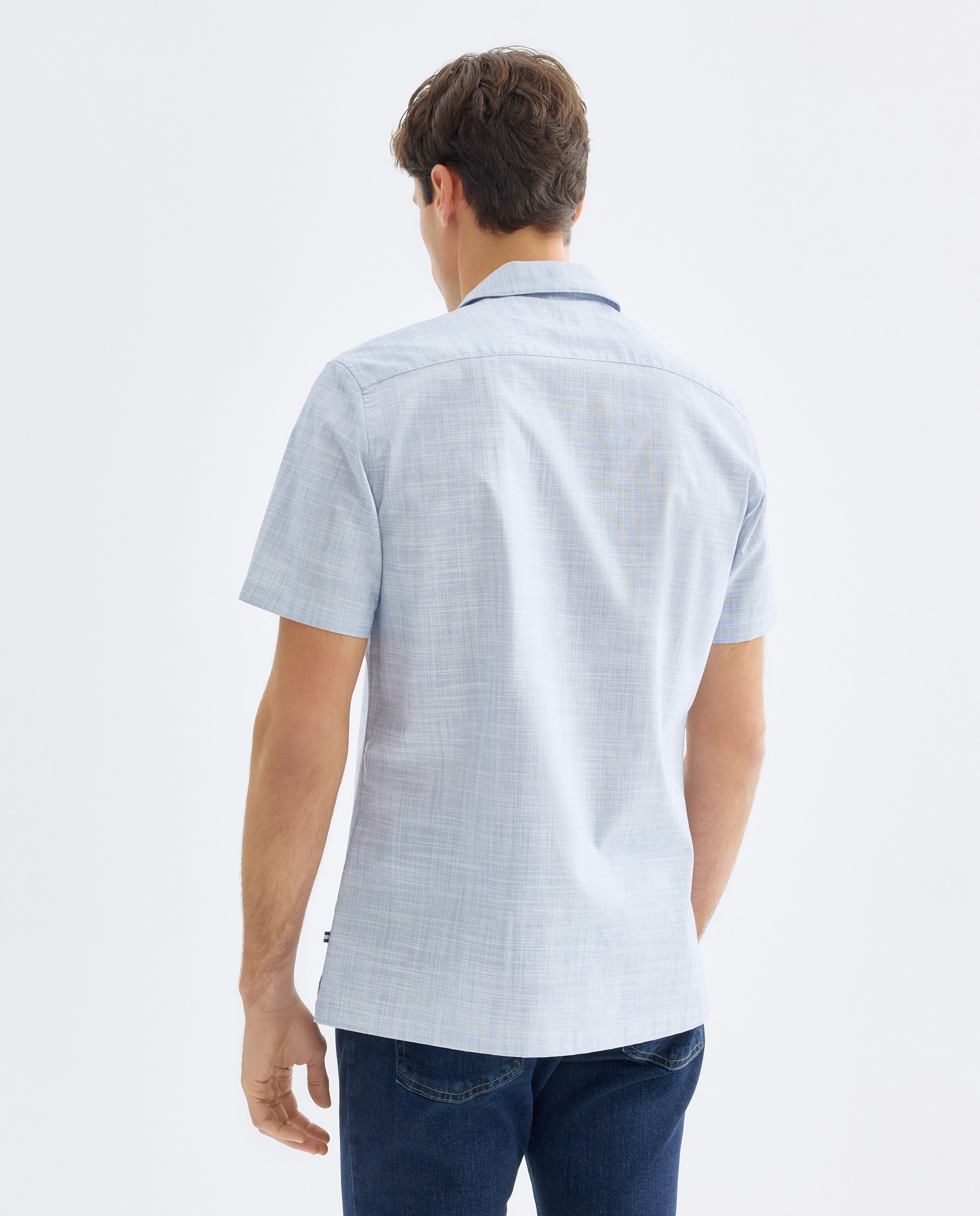 Camisa Non Iron Azul-marinho-3