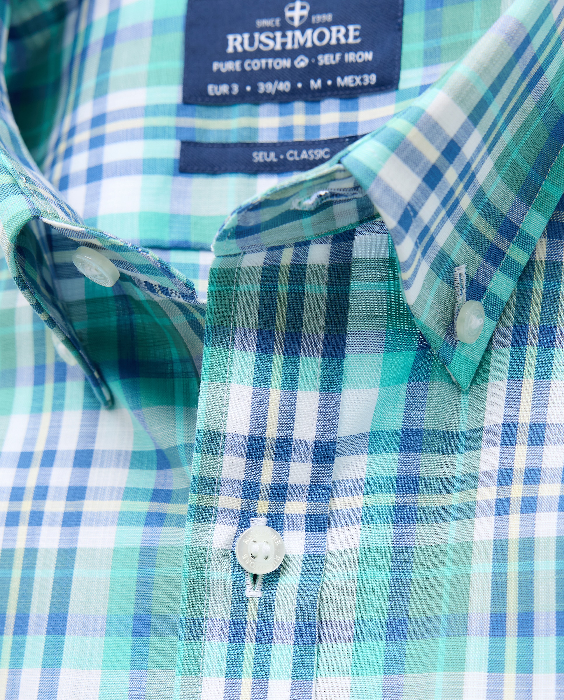 Camisa Non Iron Verde-5